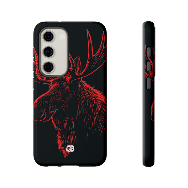 Nordic Elk · Tough Phone Case for Samsung · Black