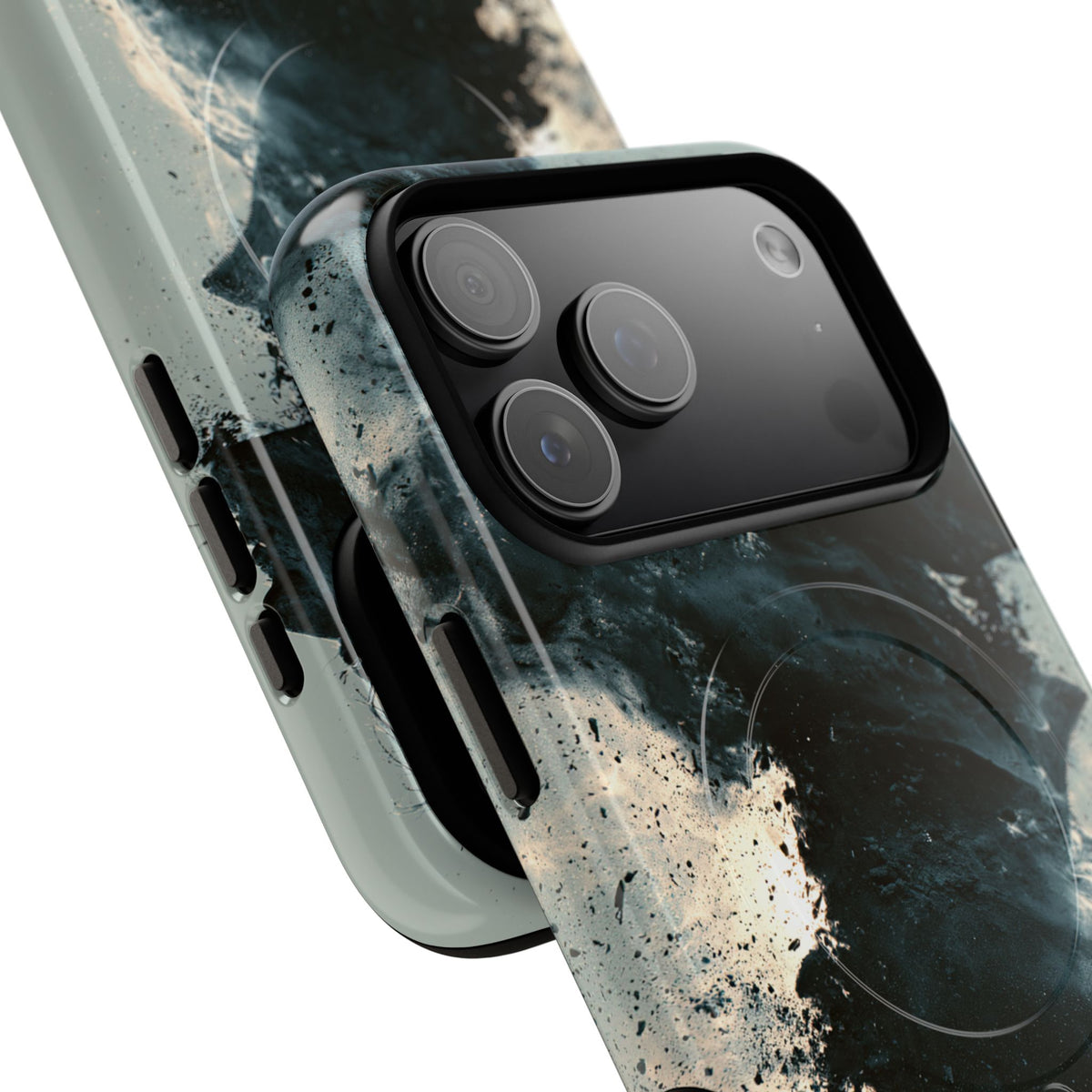 Ashen Dissolution · Tough 2.0 Magnetic Phone Case for iPhone · Black