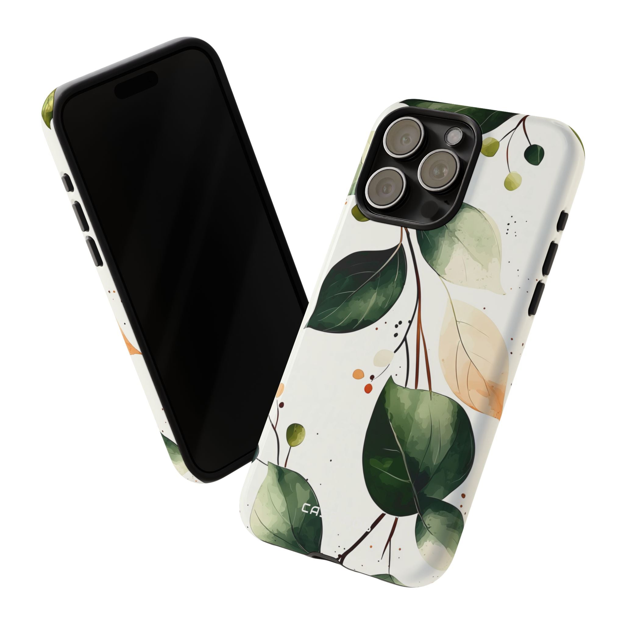 Greenberry Branch iPhone 15 Pro Max Skal - Tough