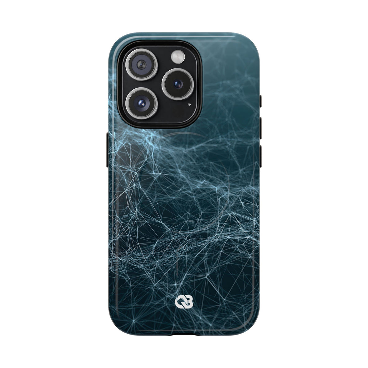 Teal Tough 2.0 Magsafe Phone Case for iPhone - Arctic Neural Mesh