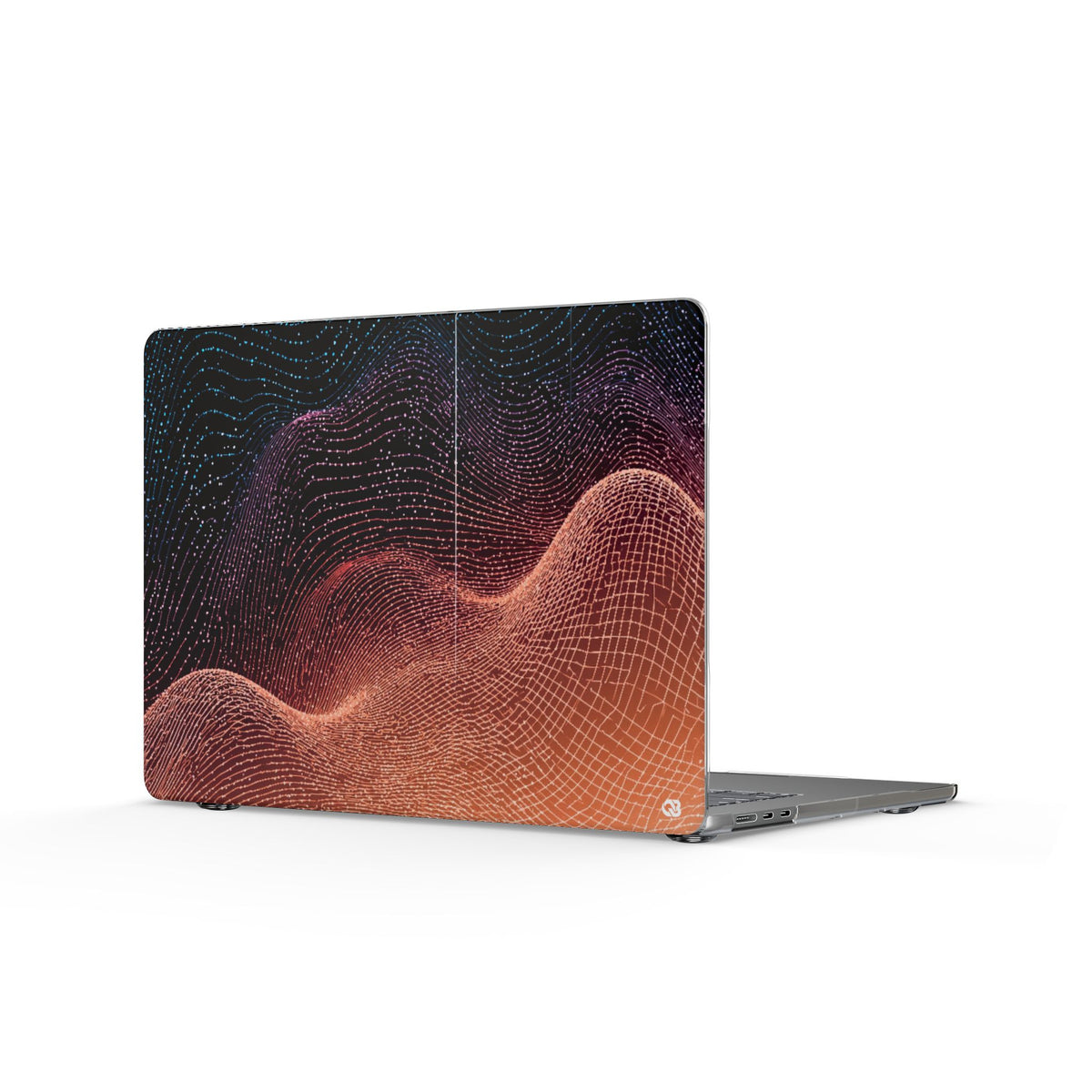 Spectral Elevation · Clear Hard Case for MacBook · Orange