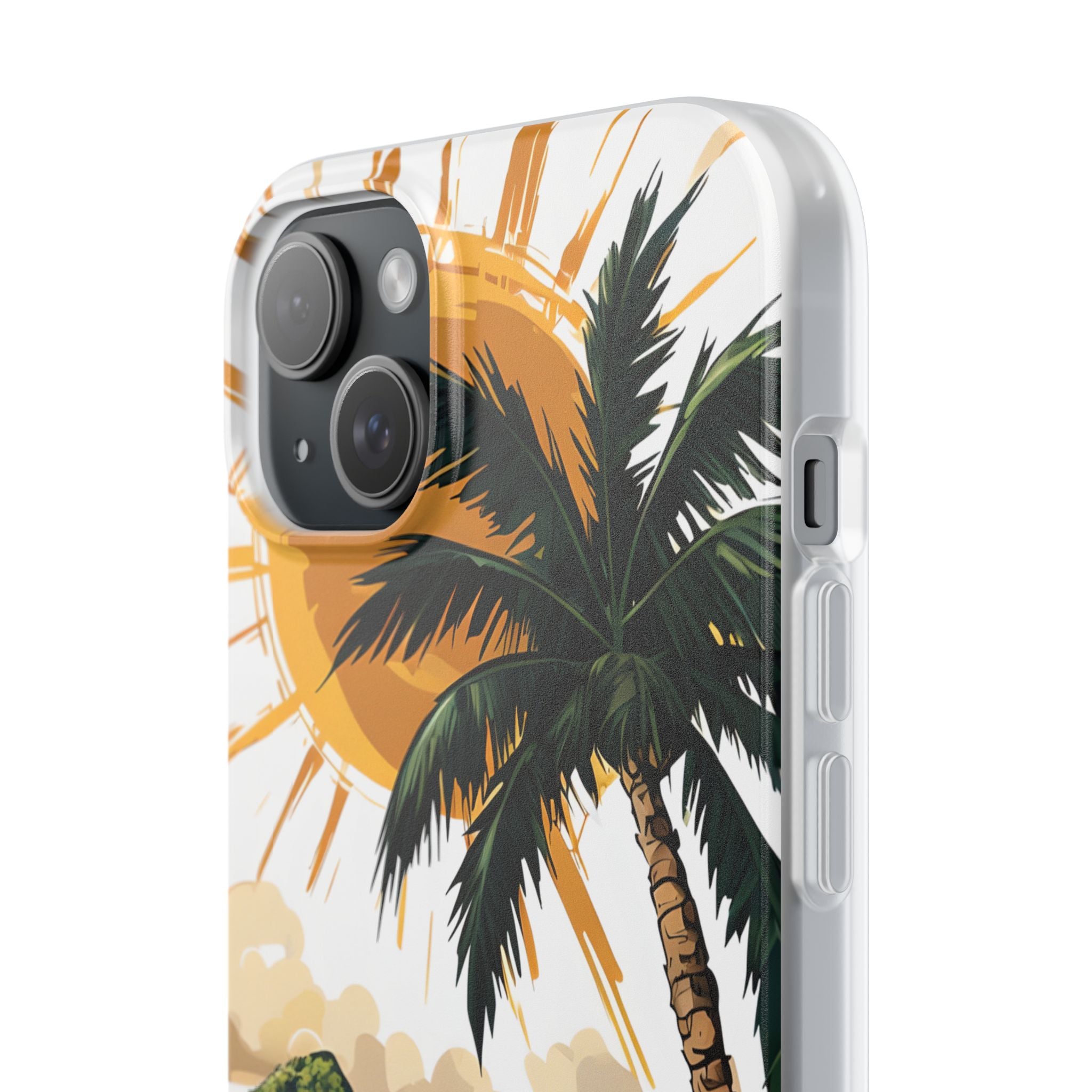 Radiant Coast Solitude · Soft Custodia per iPhone