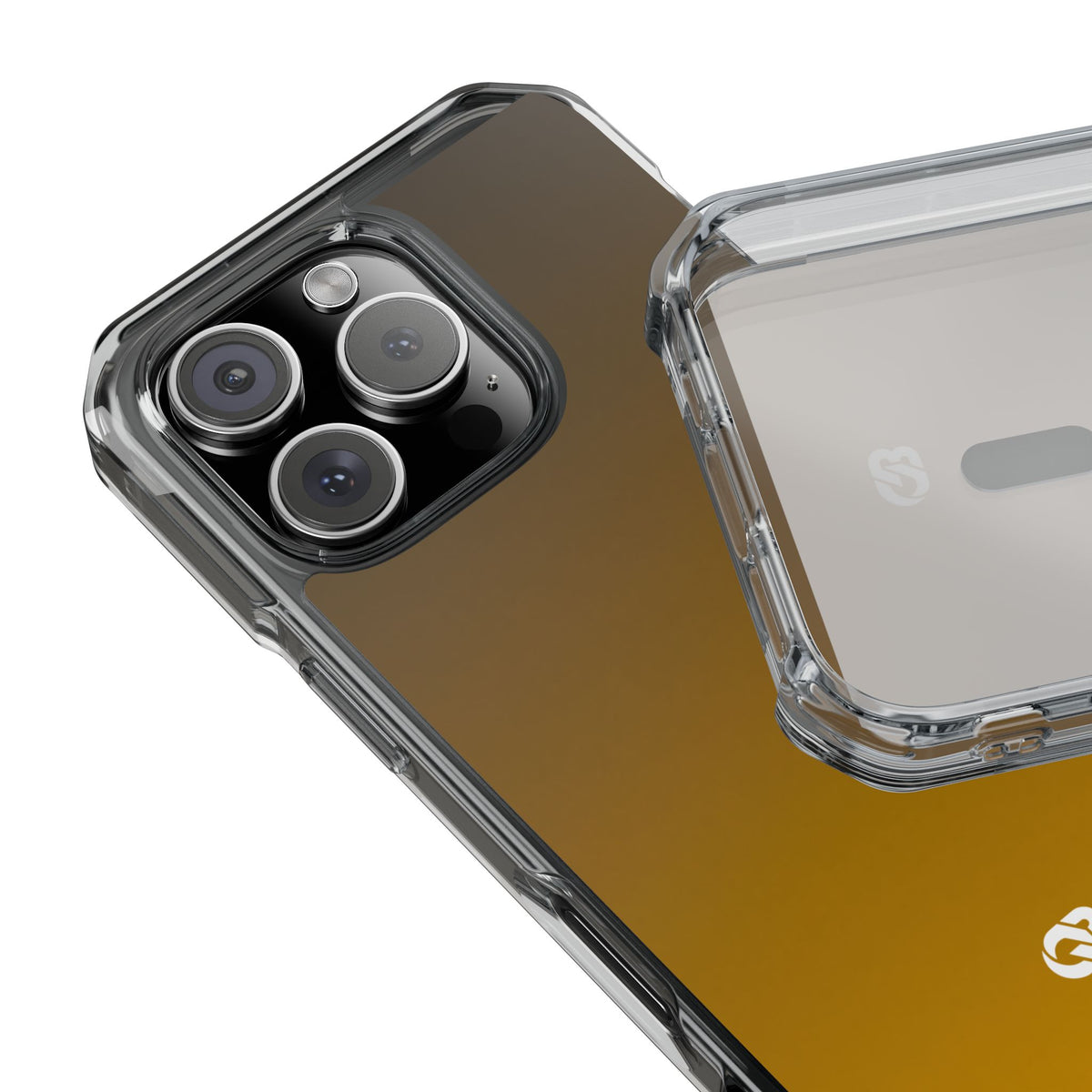 Golden Umber · Clear Impact Magnetic Phone Case for iPhone · Gold