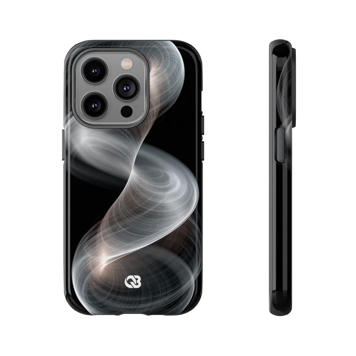 Luminous Vortex · Tough Phone Case for iPhone · Black