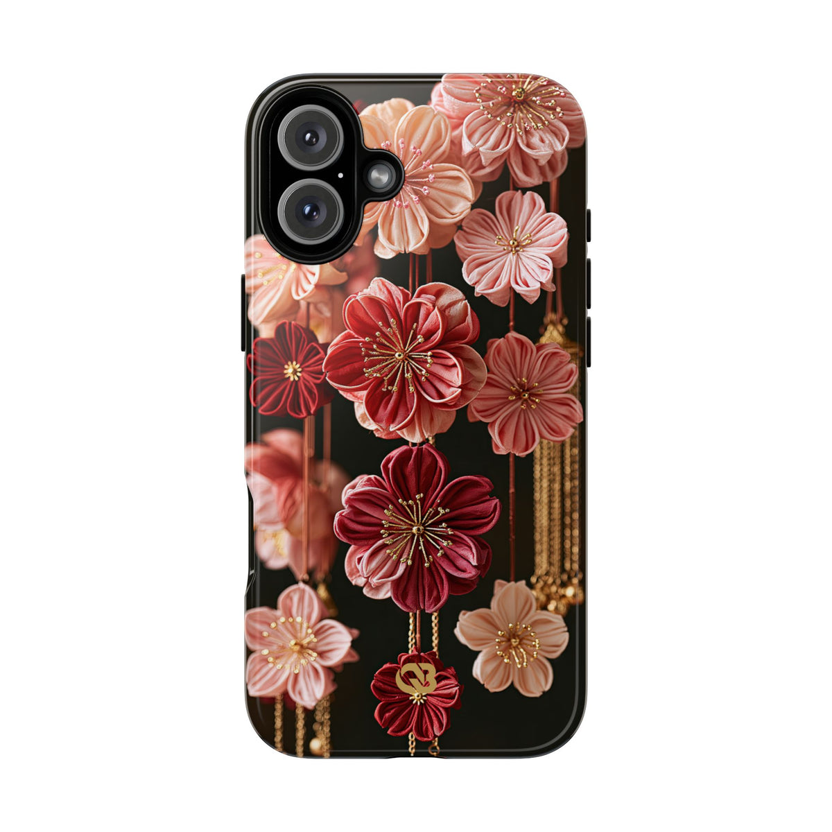 Silk Blossom Kanzashi · Tough Phone Case for iPhone · Pink