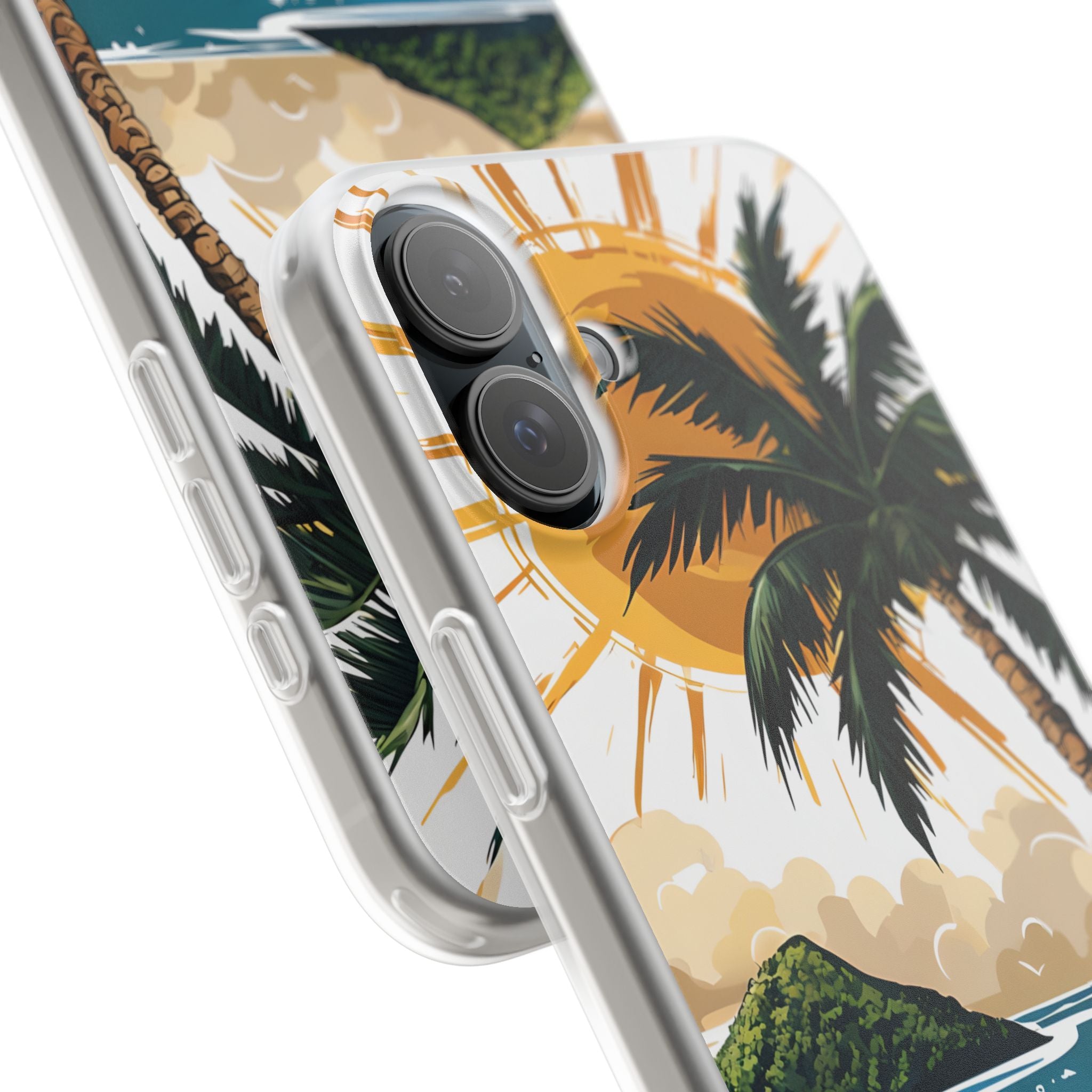 Radiant Coast Solitude · Soft Custodia per iPhone