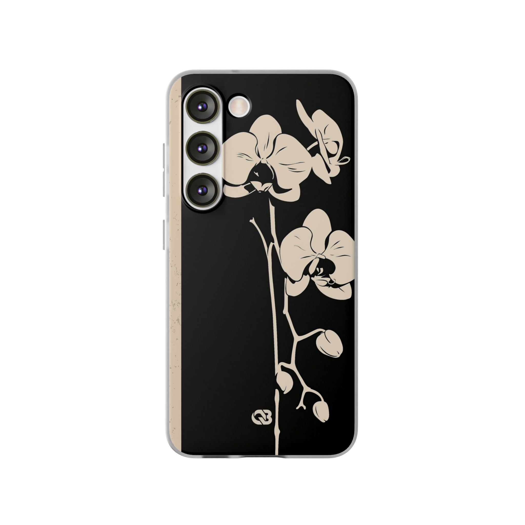 Black Lite Phone Case for Samsung - Obsidian Bone Orchid