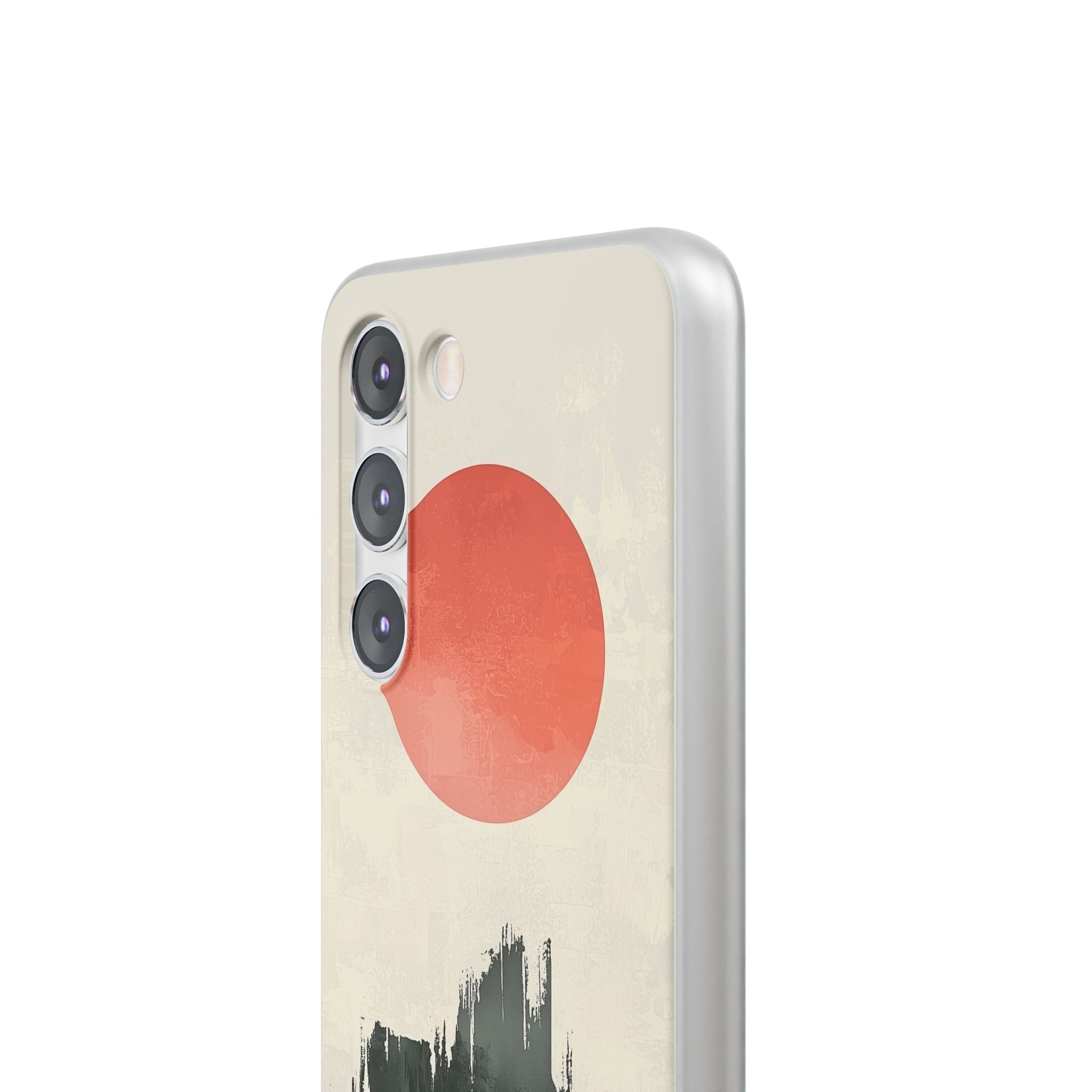 Crimson Sun Strokes · Soft Phone Case for Samsung