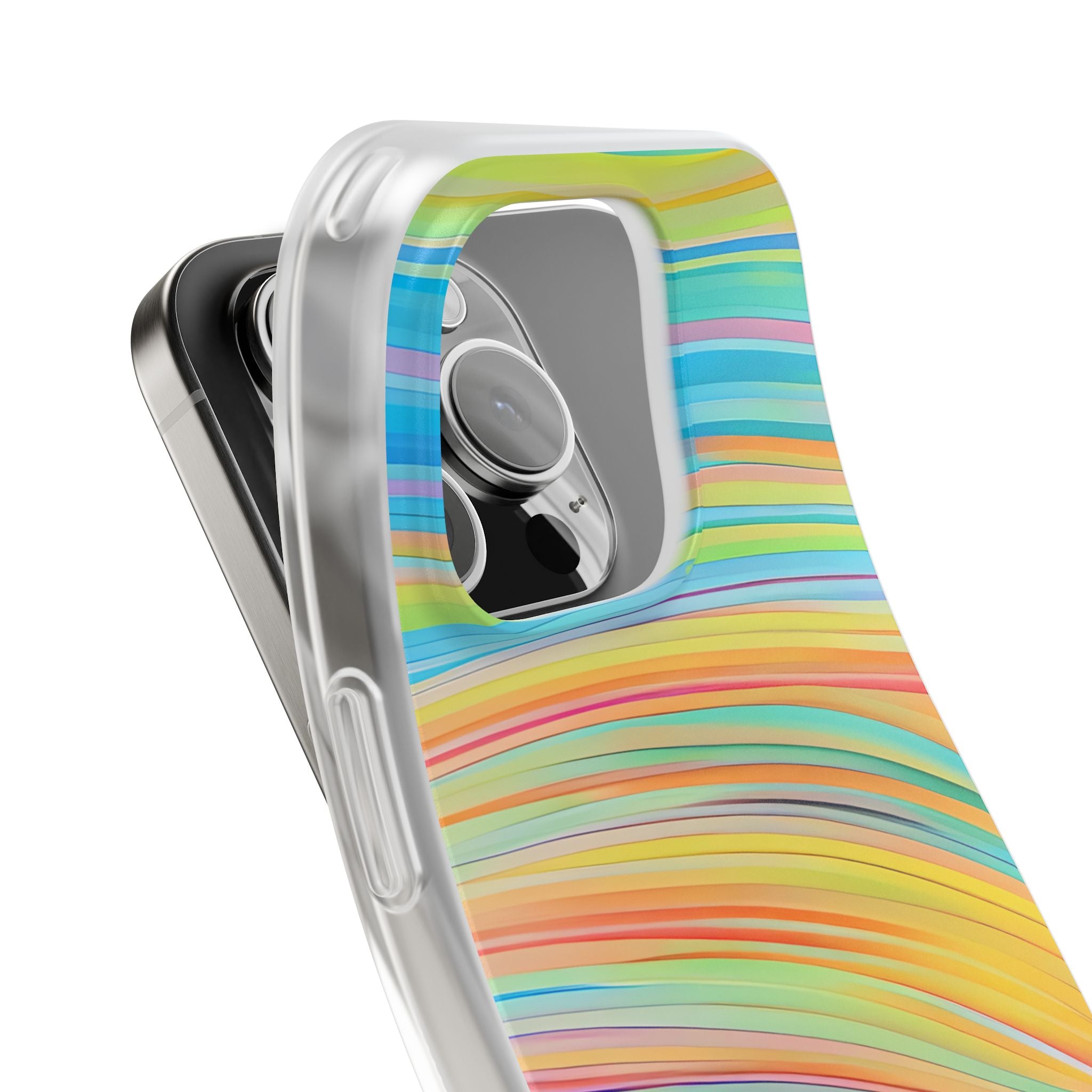 Prism Ribbon Flux · Soft Custodia per iPhone