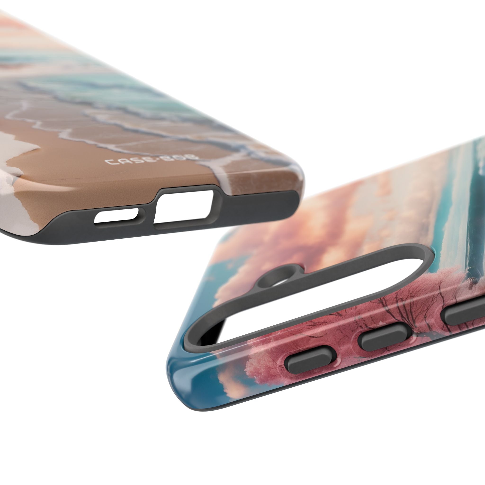 Pink Tree Breeze Samsung S25 Skal - Tough