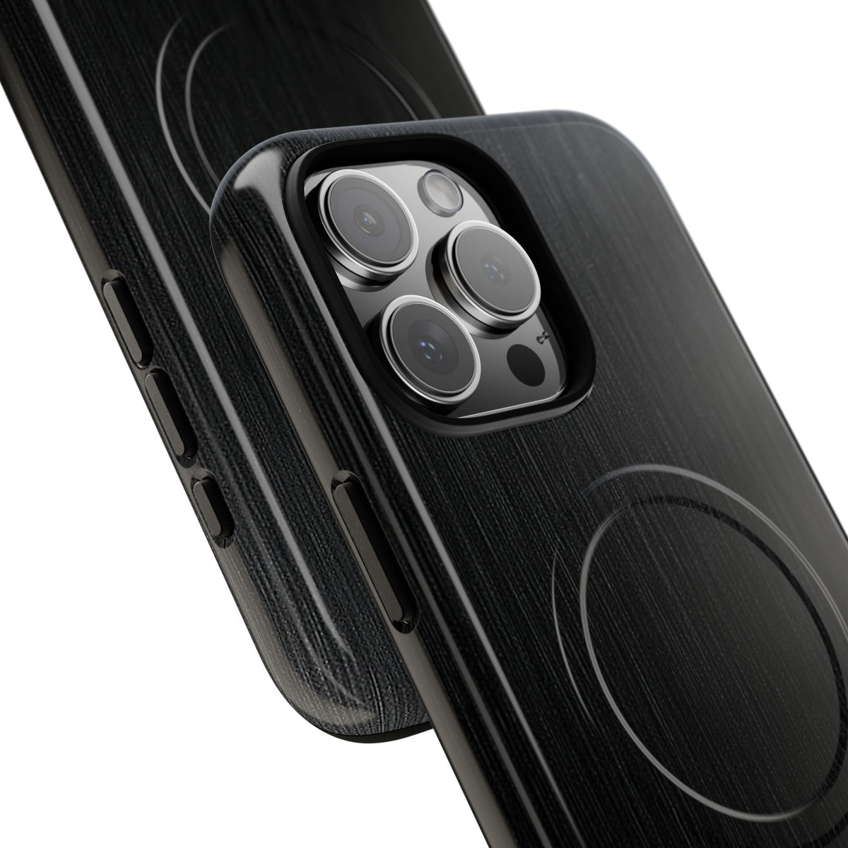 Black Tough 2.0 Magsafe Phone Case for iPhone - Brushed Obsidian Slate
