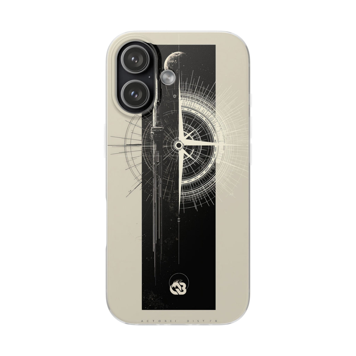 Beige Lite Phone Case for iPhone - Zenith Vector Spire