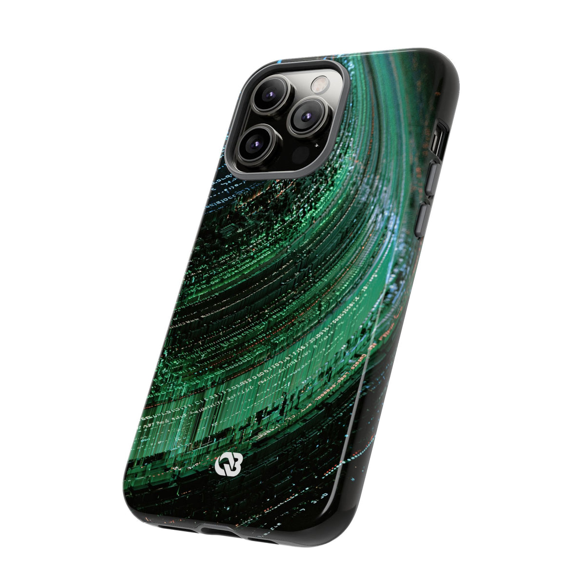 Orbital Data Stream · Tough Phone Case for iPhone · Green