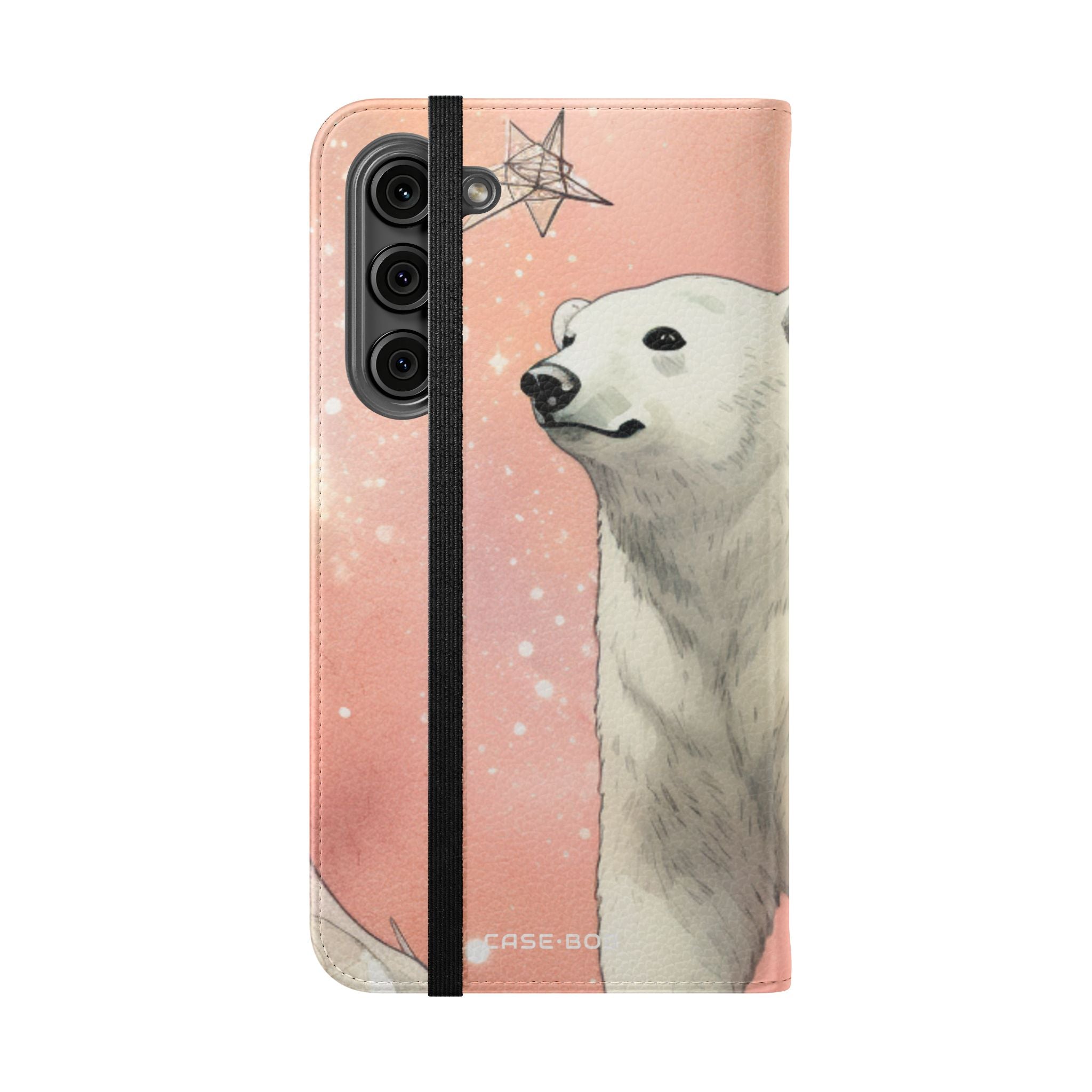 Polar Bear Nebula - Samsung S23+ Case - Wallet