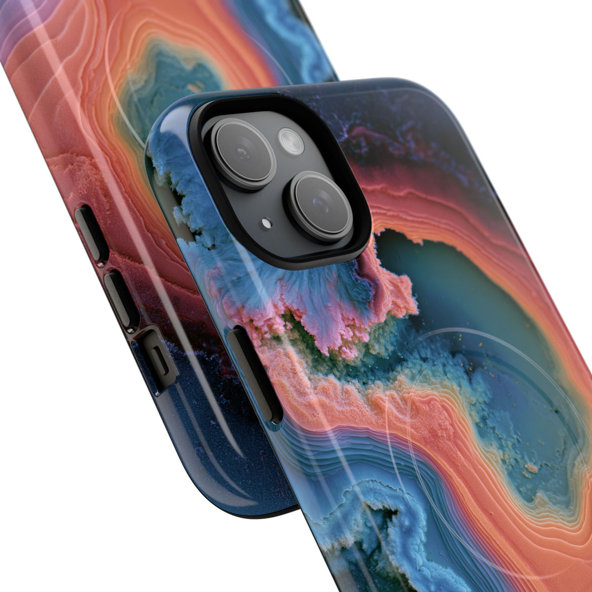 Luminous Resonance · Tough 2.0 Magnetic Phone Case for iPhone · Blue