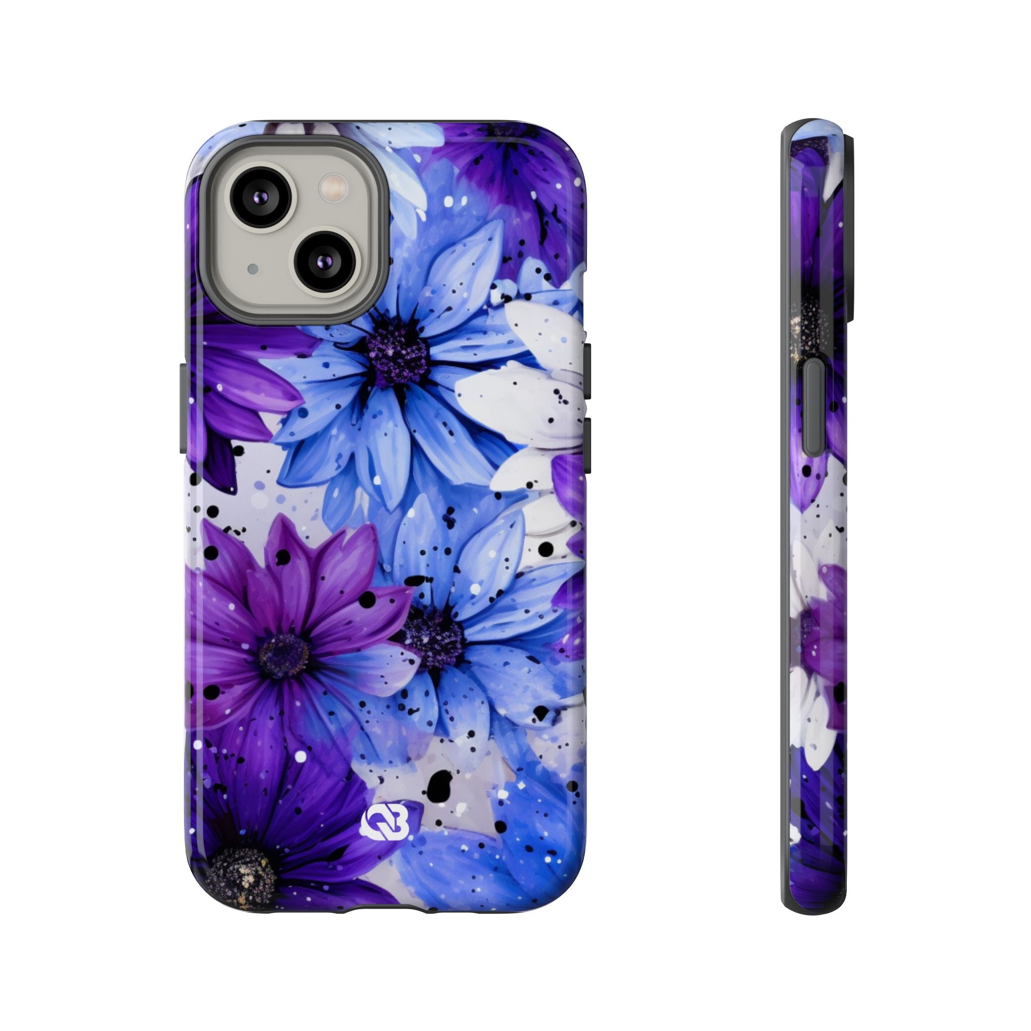 Ink Splatter Blooms · Tough Custodia per iPhone