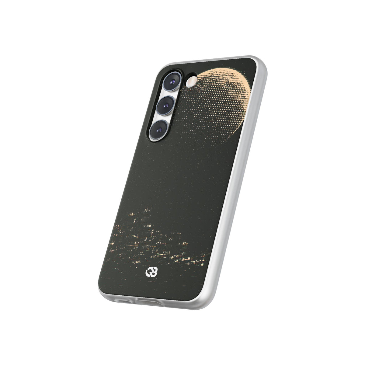 Lunar Metropolis Nocturne · Lite Phone Case for Samsung · Black