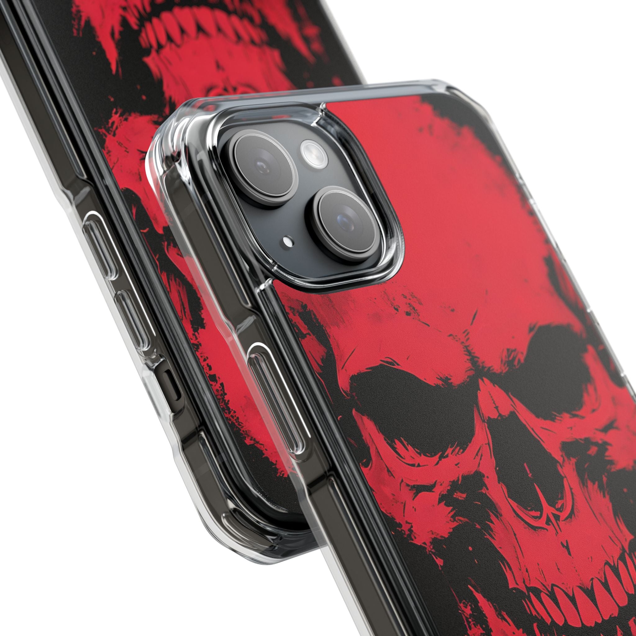 Crimson Street Skull · Impact Phone Case for iPhone · Magsafe