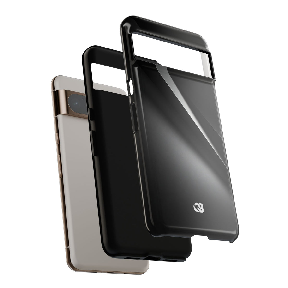 Obsidian Ridge · Tough Phone Case for Pixel · Black