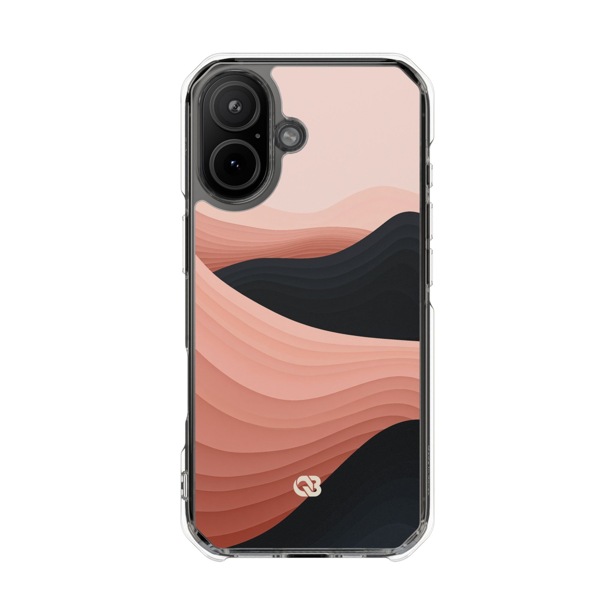 Pink Impact MagSafe Phone Case for iPhone - Dune Shadow Layers