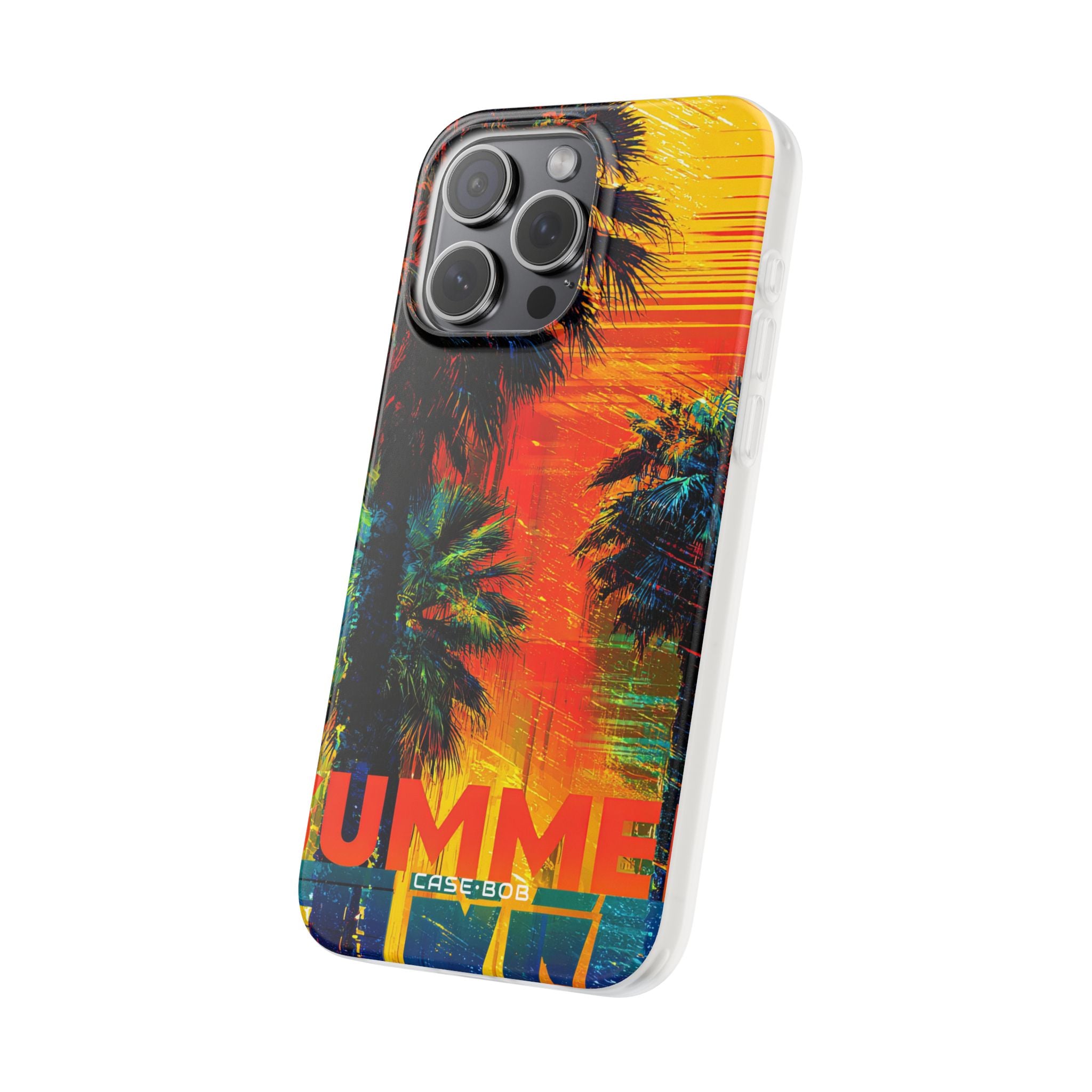 Tropical Sunburst iPhone 15 Pro Max Case - Soft