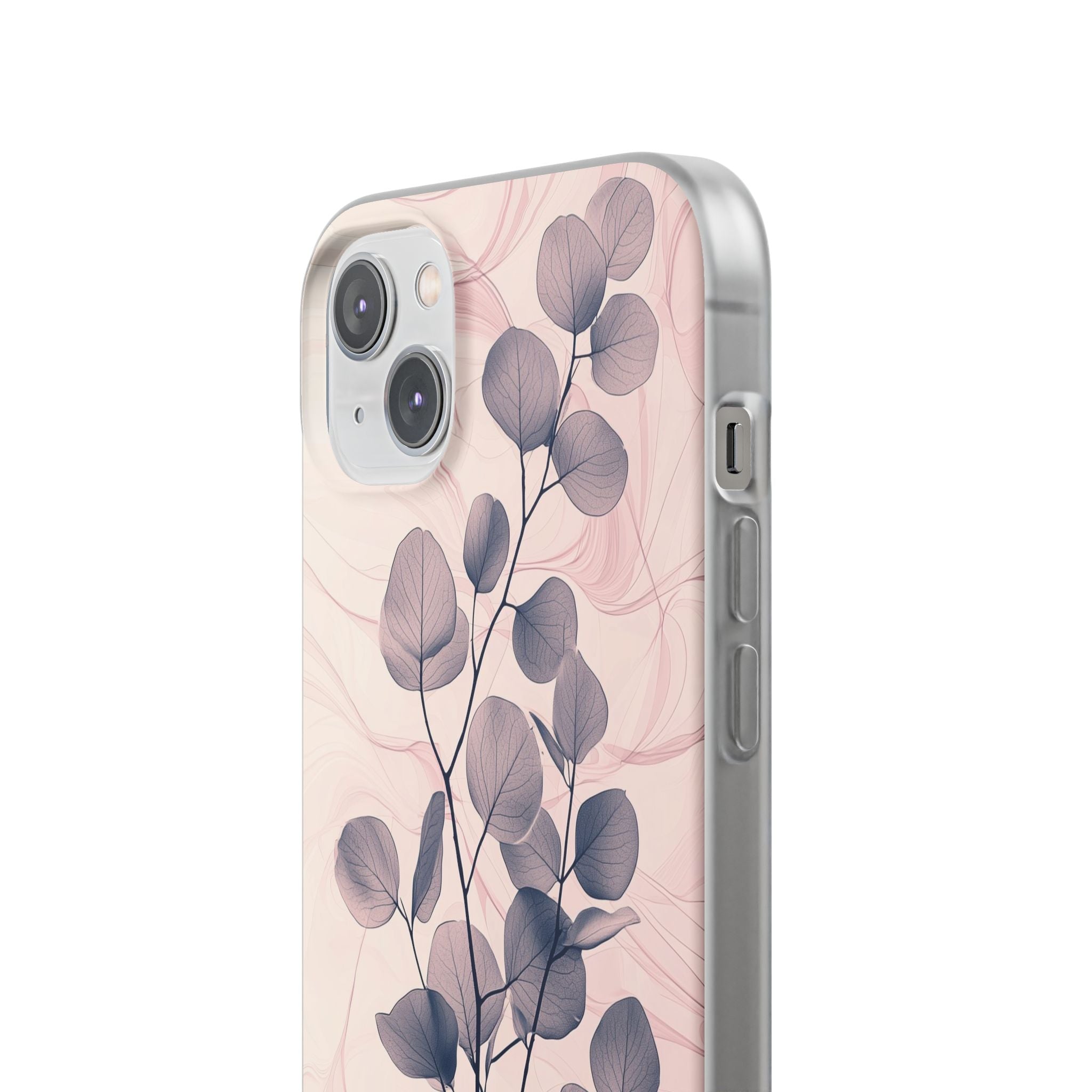 Ethereal Indigo Eucalyptus · Soft Phone Case for iPhone