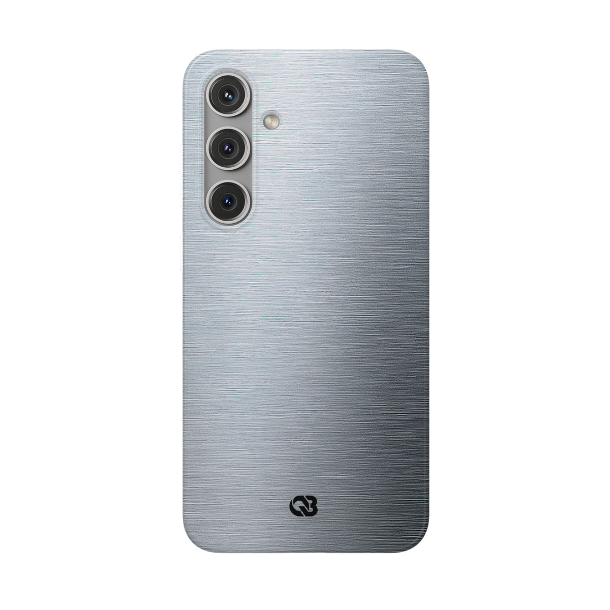 Silver Lite Phone Case for Samsung - Satin Chrome Grain