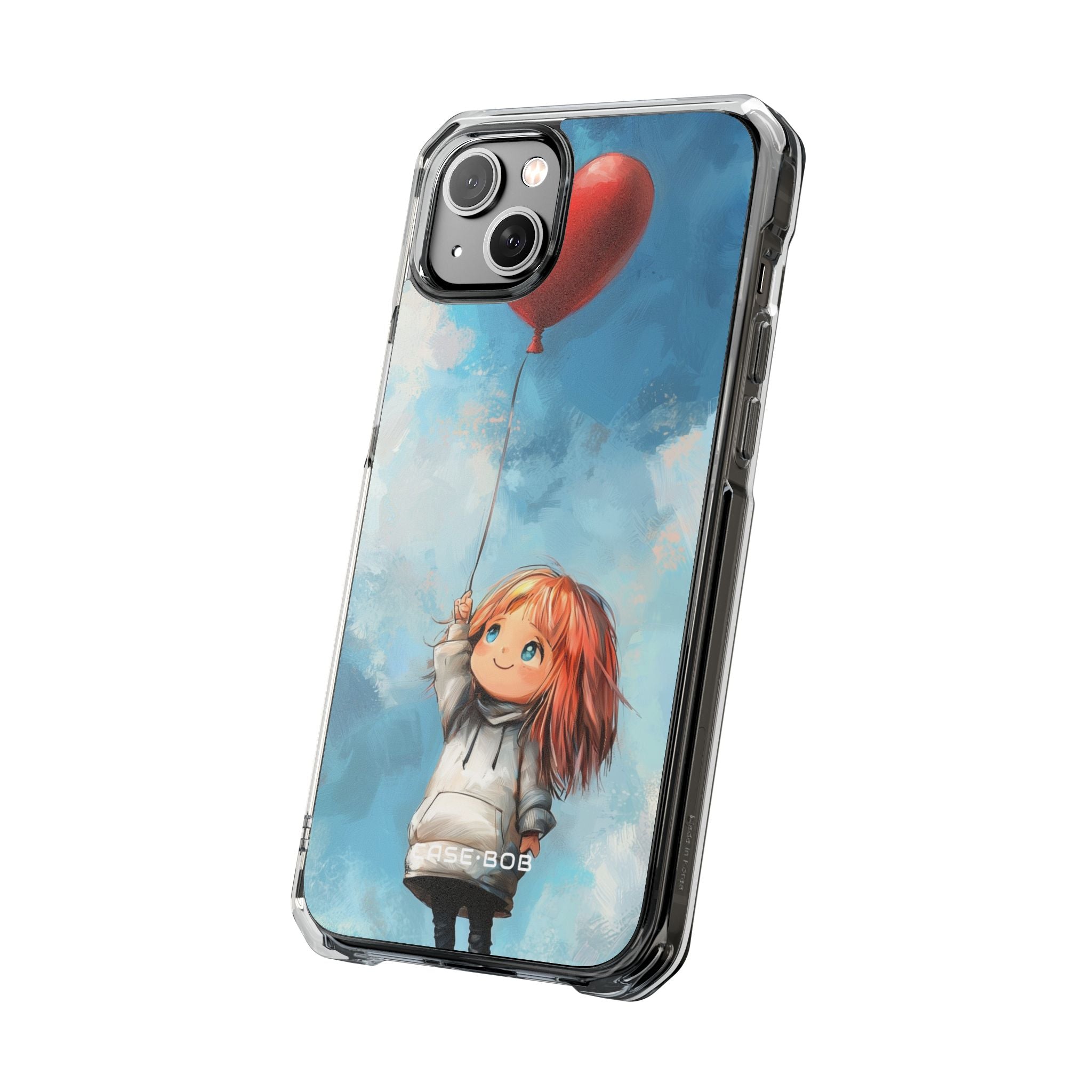 Heart Balloon Whimsy iPhone 14 Plus Case - Impact