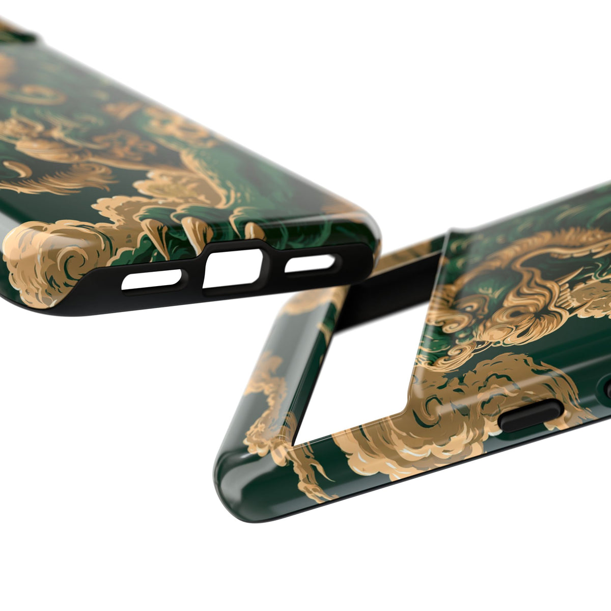 Imperial Guardian Lion · Tough Phone Case for Pixel · Green