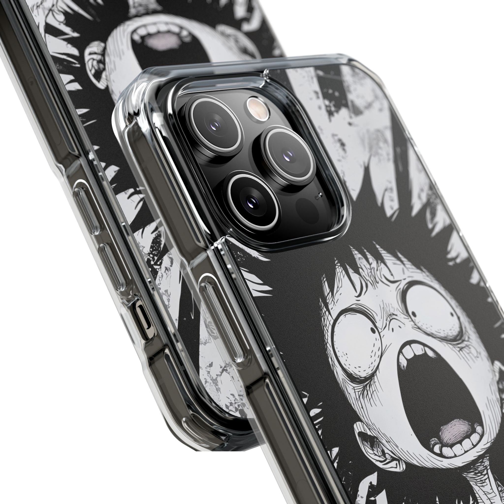 Chaotic Monochrome Scream · Impact etui na iPhone · Magsafe