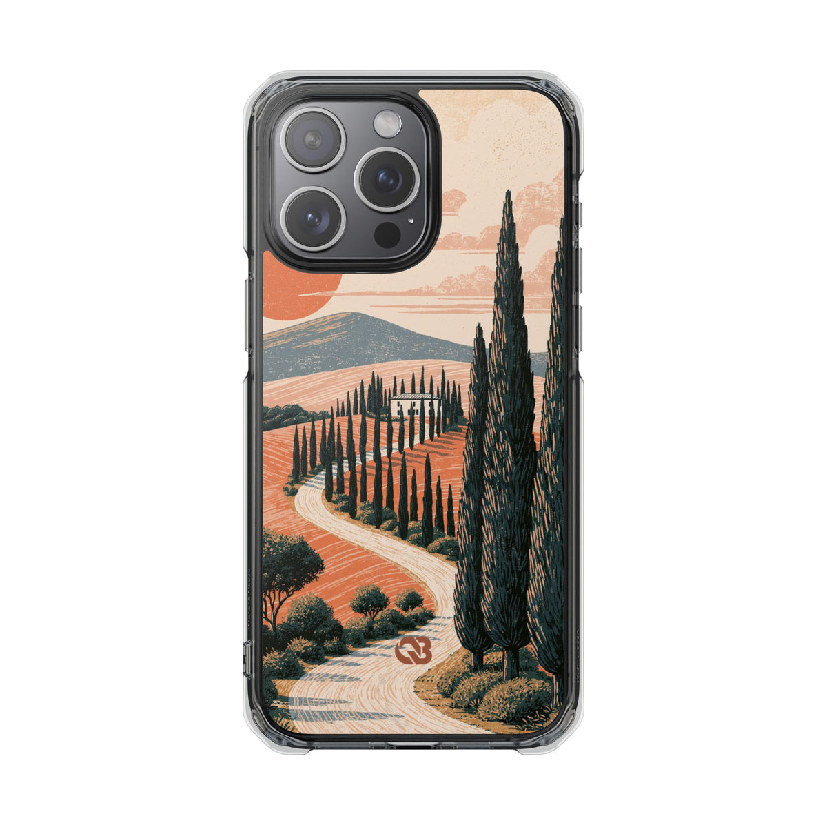Orange Impact MagSafe Phone Case for iPhone - Terracotta Ridge Trail