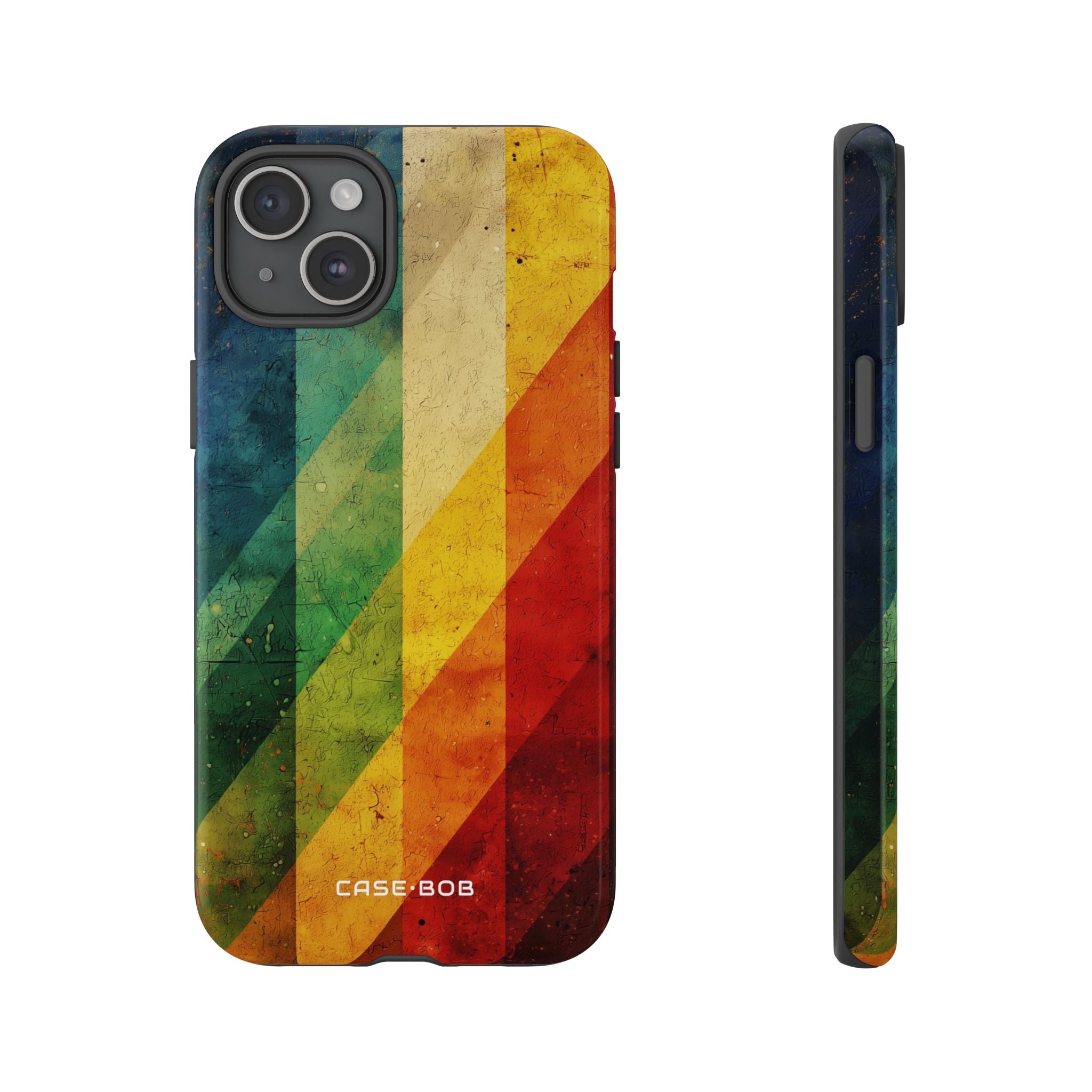 Diagonal Spectrum iPhone 15 Plus Cover - Tough