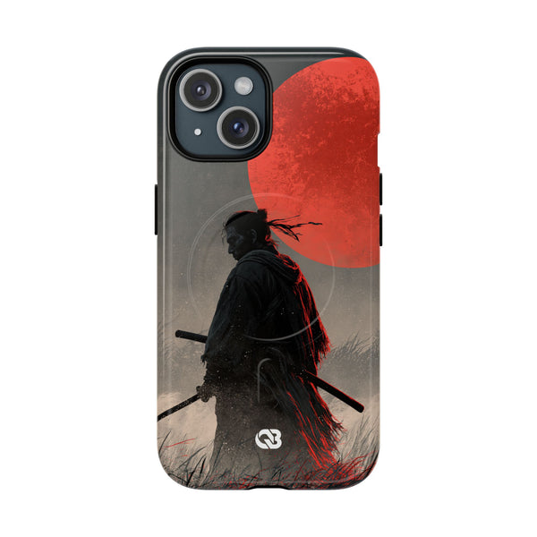Crimson Moon Ronin · Tough 2.0 Magnetic Phone Case for iPhone · Black