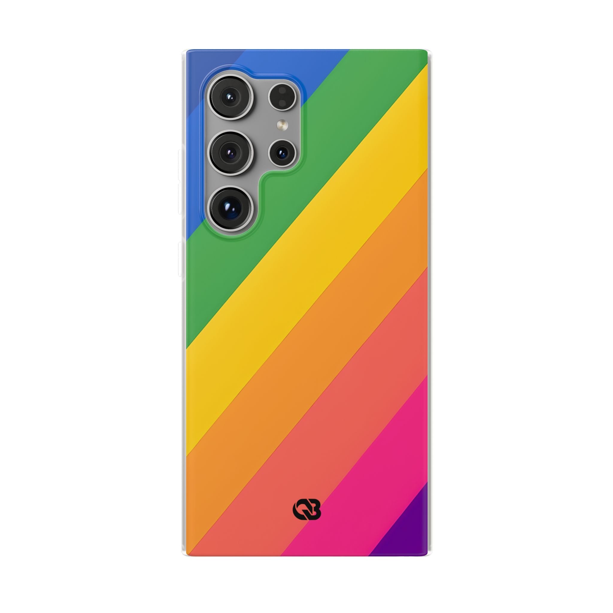 Vibrant Spectrum Slope · Soft Phone Case for Samsung
