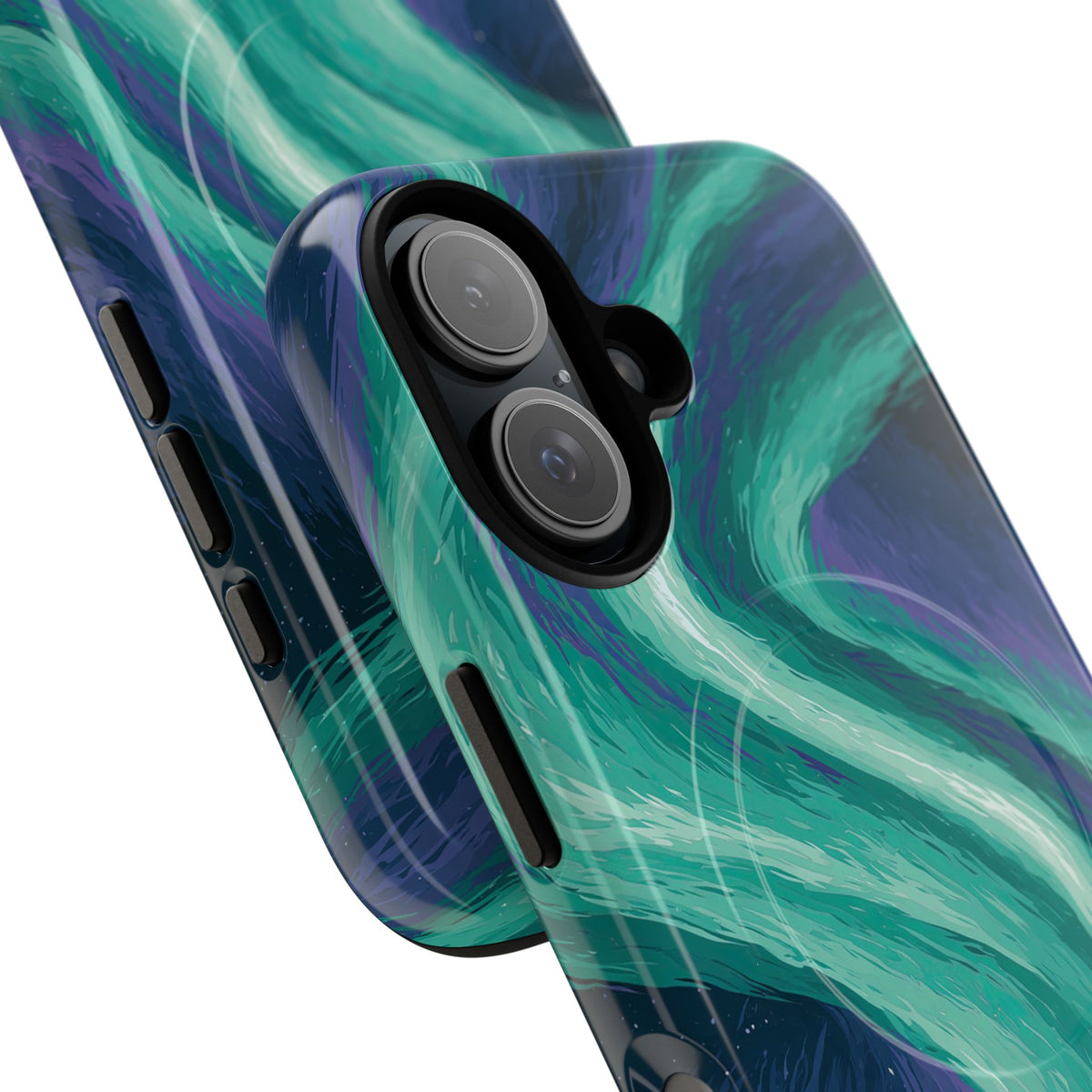 Arctic Aurora Bear · Tough 2.0 Magnetic Phone Case for iPhone · Teal