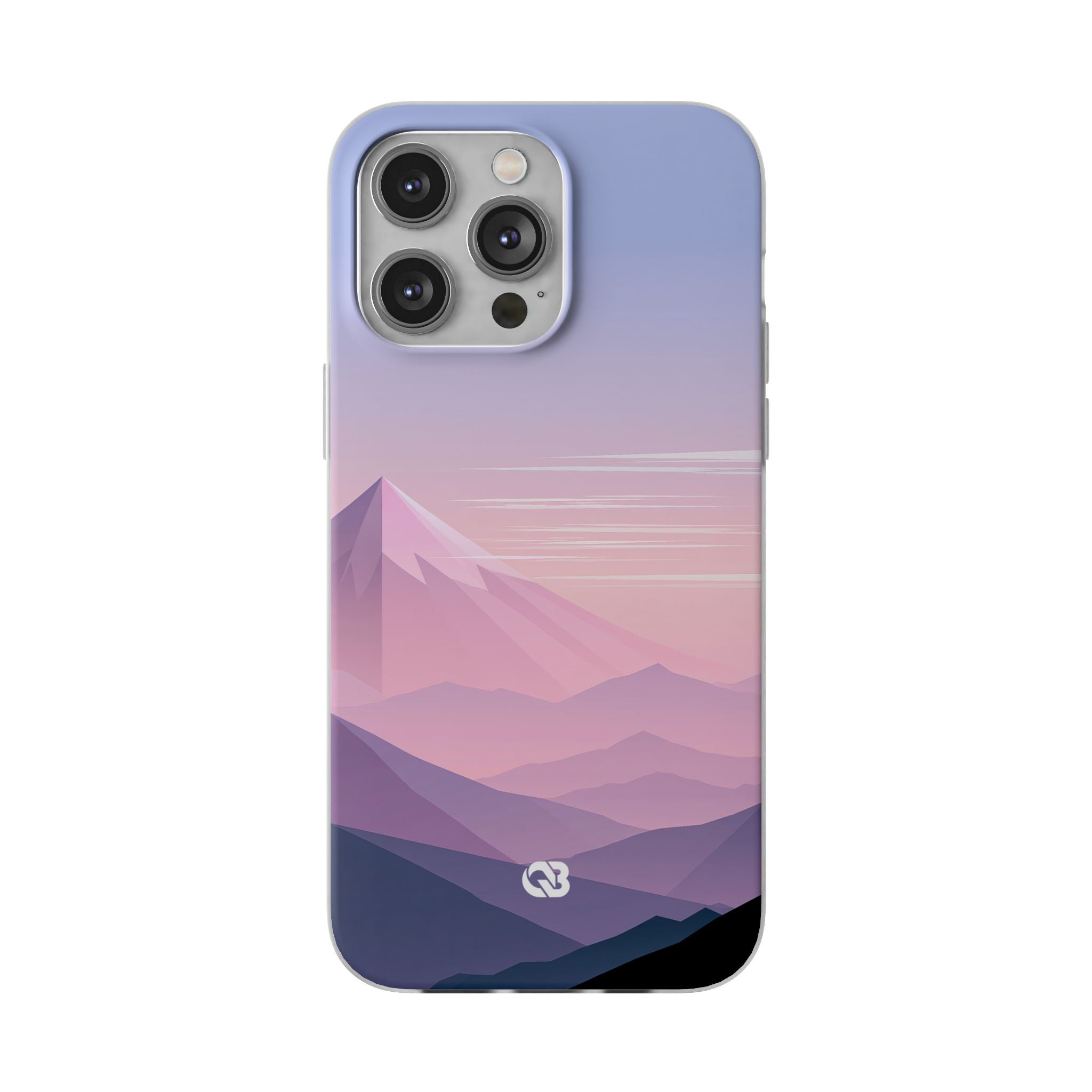 Purple Lite Phone Case for iPhone - Lavender Alpine Dawn
