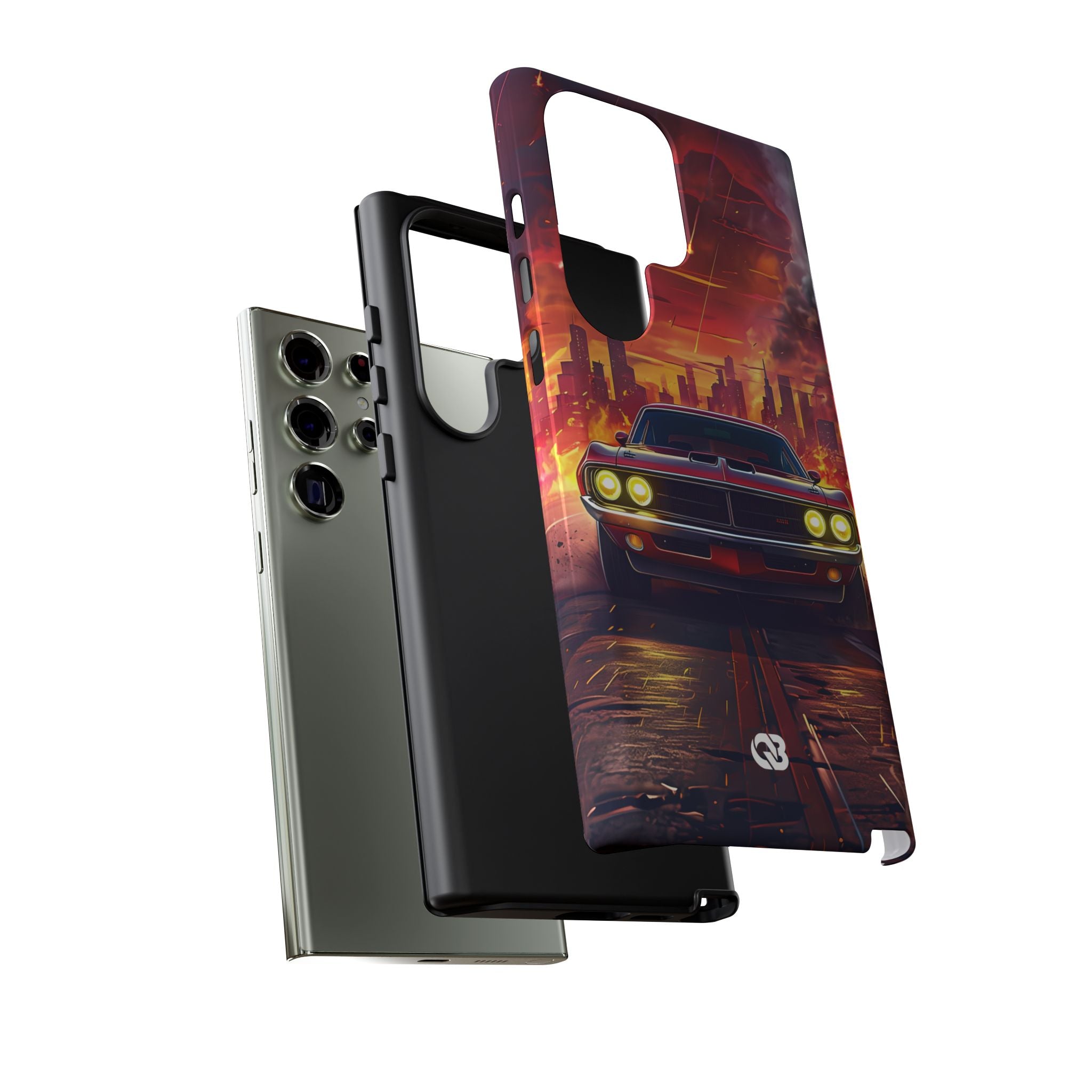 Inferno City Run · Tough Coque de téléphone pour Samsung