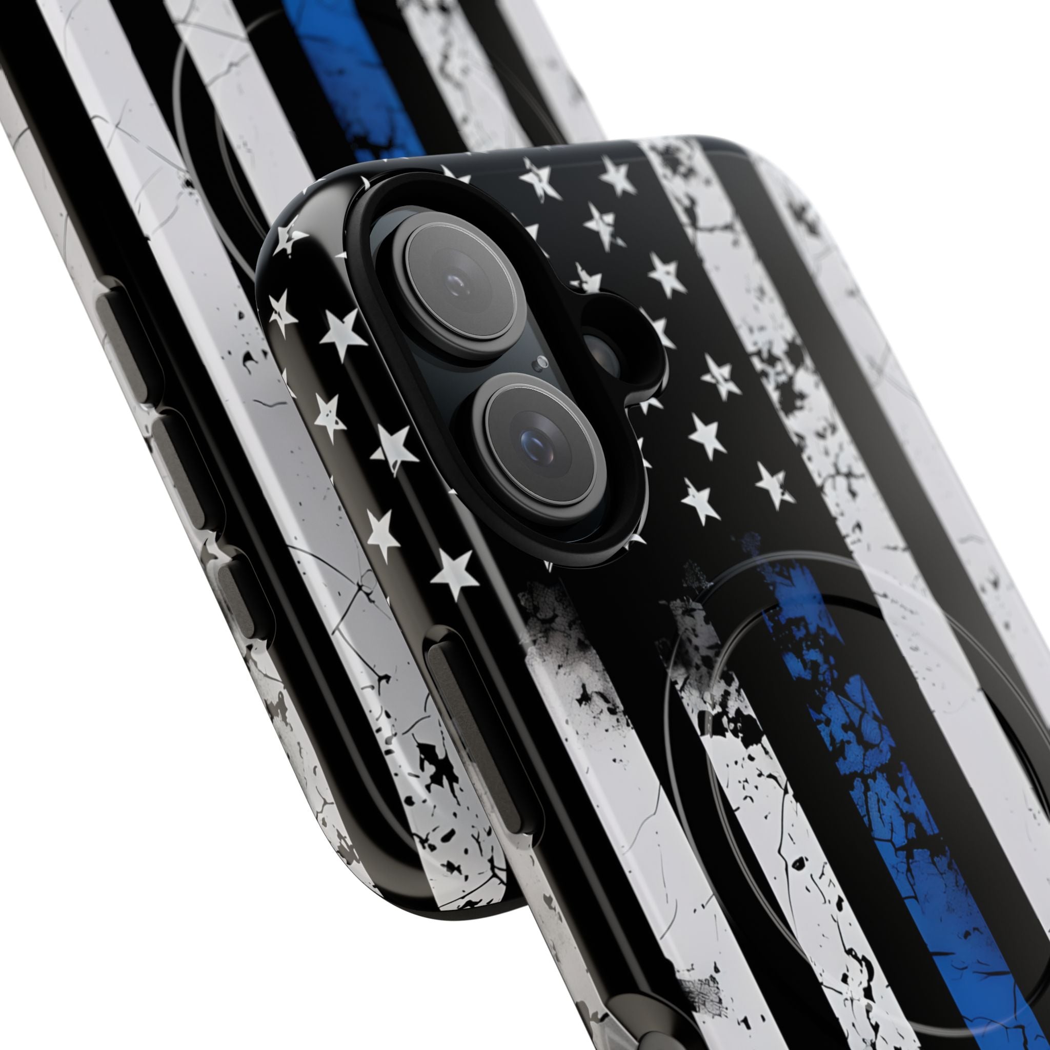Blue Stripe Flag iPhone 16 Case - Tough+