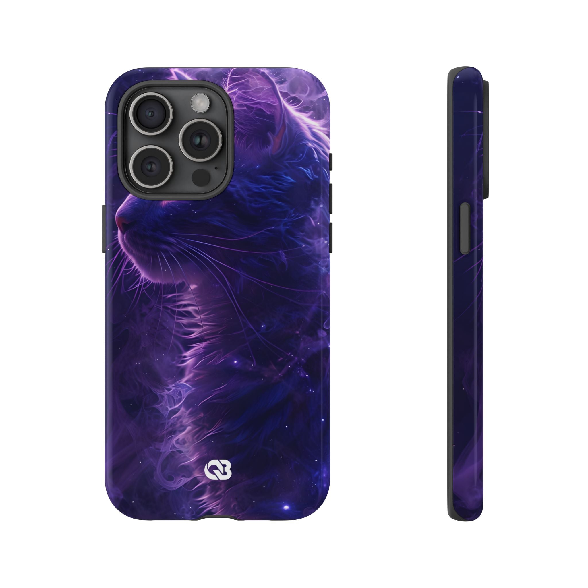 Purple Void Feline · Tough Custodia per iPhone