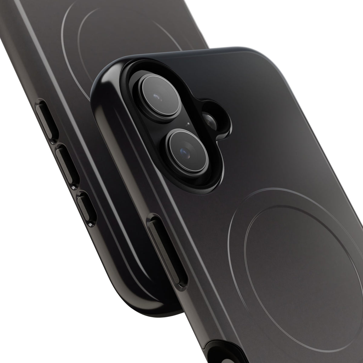 Grey Tough 2.0 Magsafe Phone Case for iPhone - Obsidian Ash Fade