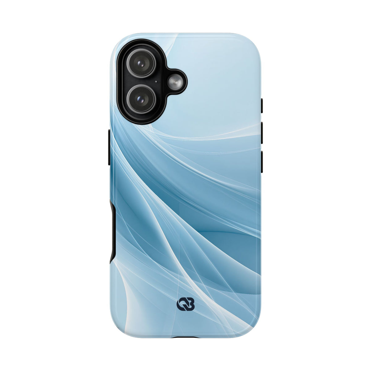 Glacial Ridge Contours · Tough Phone Case for iPhone · Blue