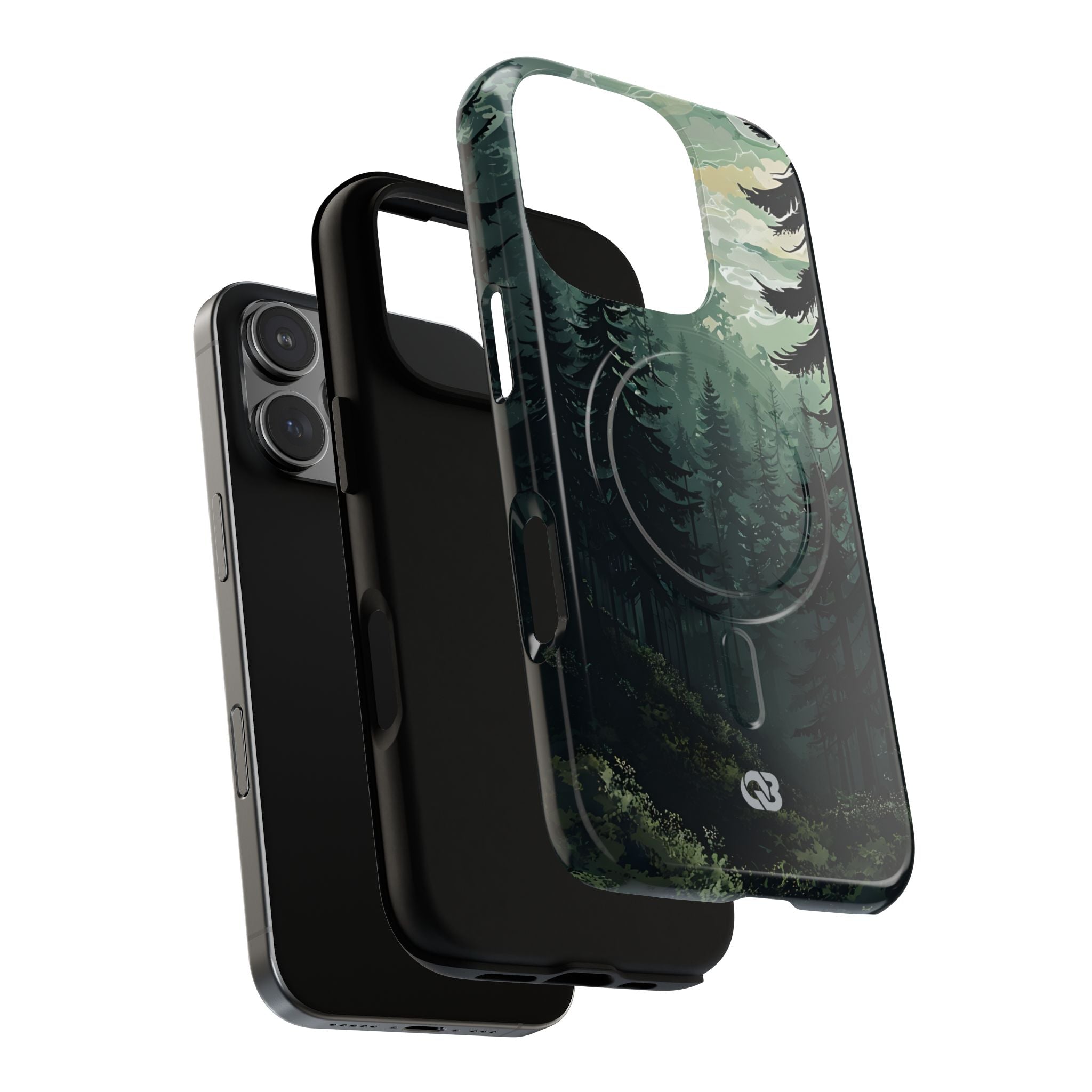 Misty Pine Shadow · Tough+ Phone Case for iPhone · Magsafe
