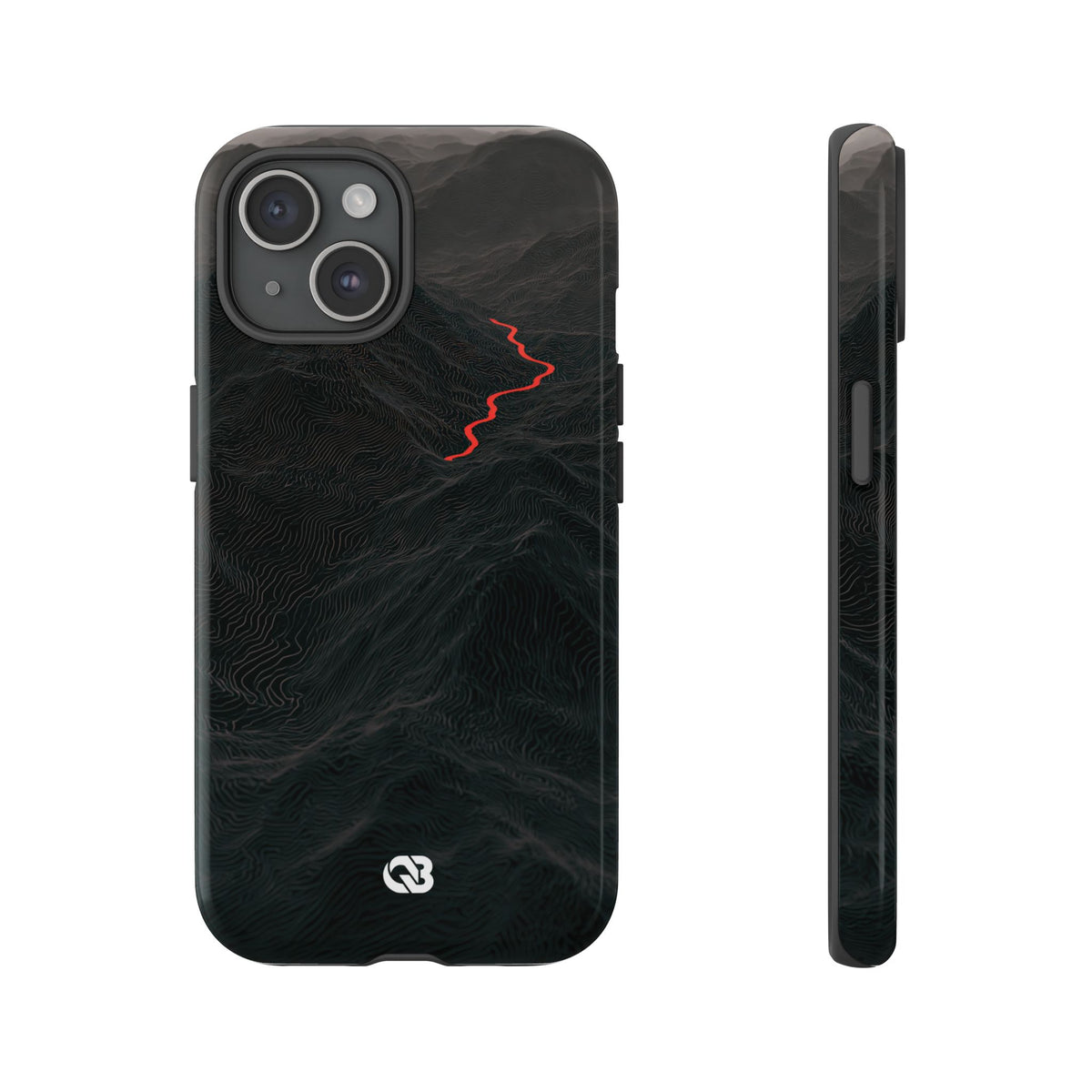 Crimson Ridge Pass · Tough Phone Case for iPhone · Black