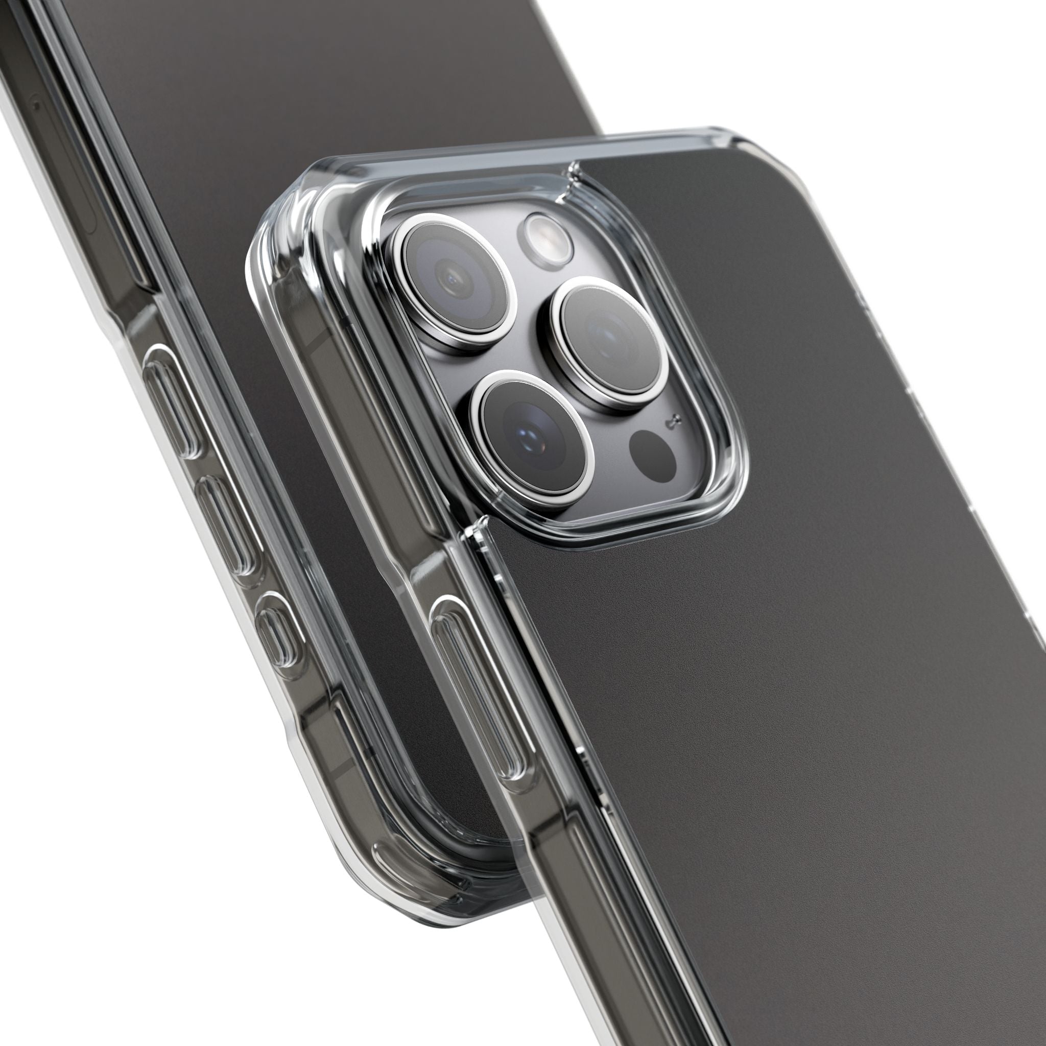 Grey Impact MagSafe Phone Case for iPhone - Obsidian Ash Fade