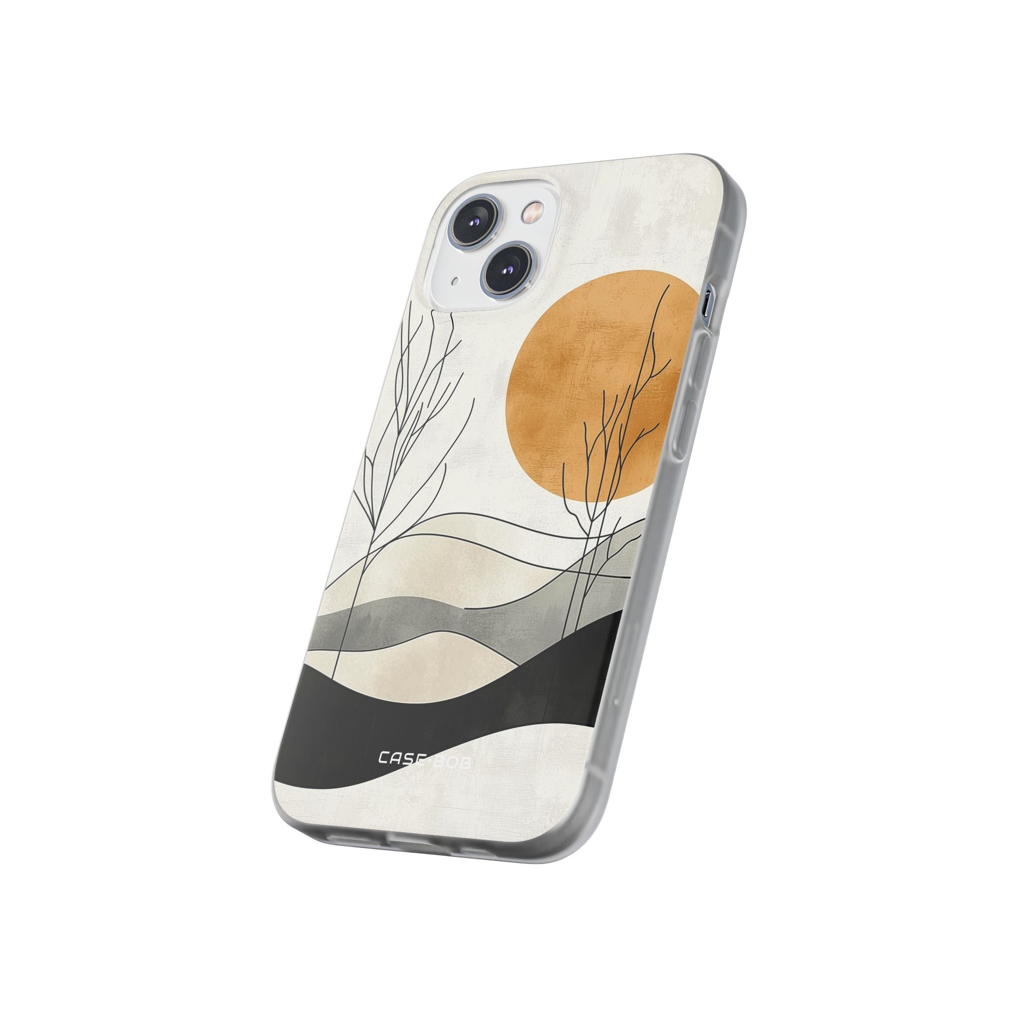 Orange Halo iPhone 14 Case - Soft