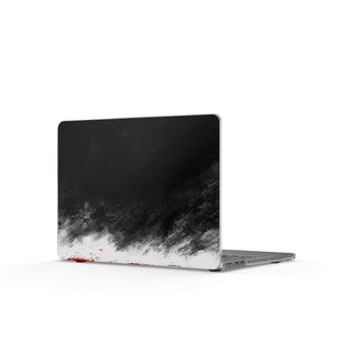 Crimson Void · Clear Hard Case for MacBook · Black