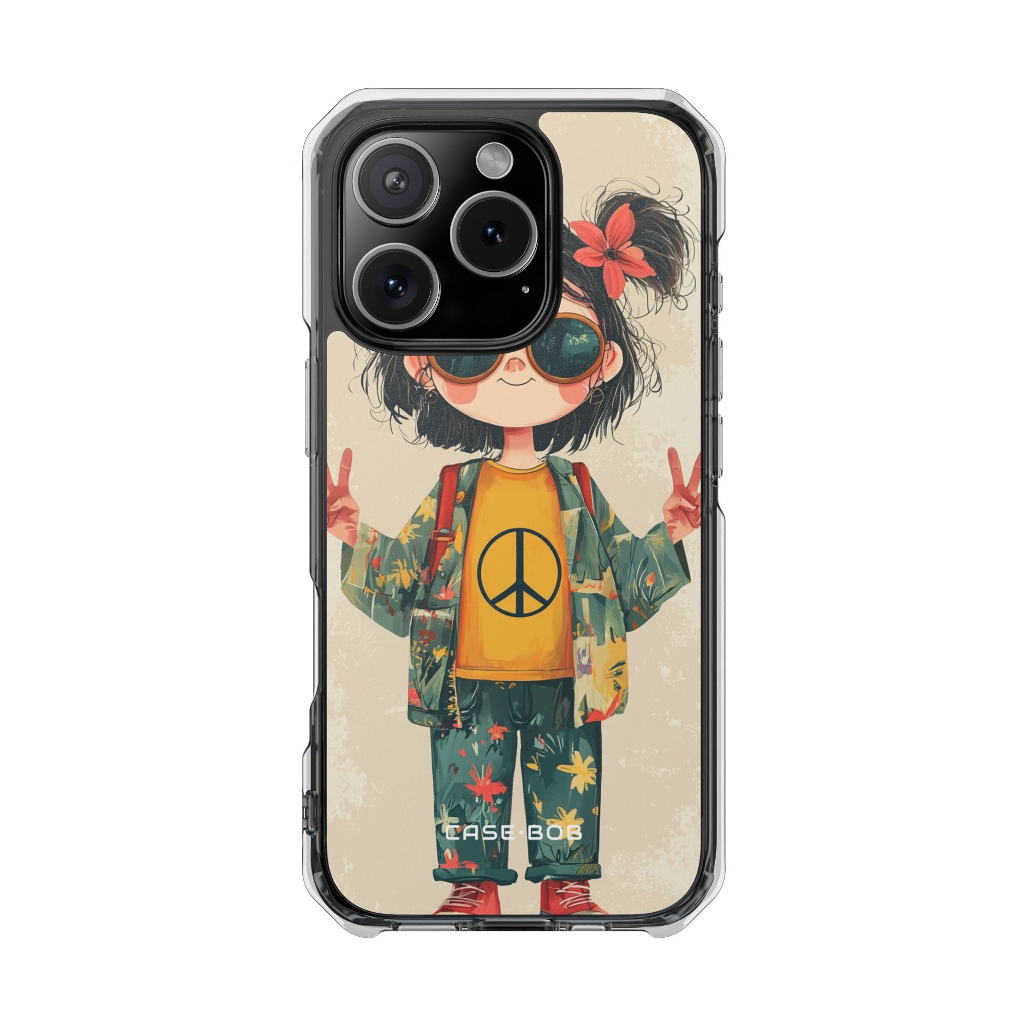 Peace Pigtails iPhone 16 Pro Case - Impact