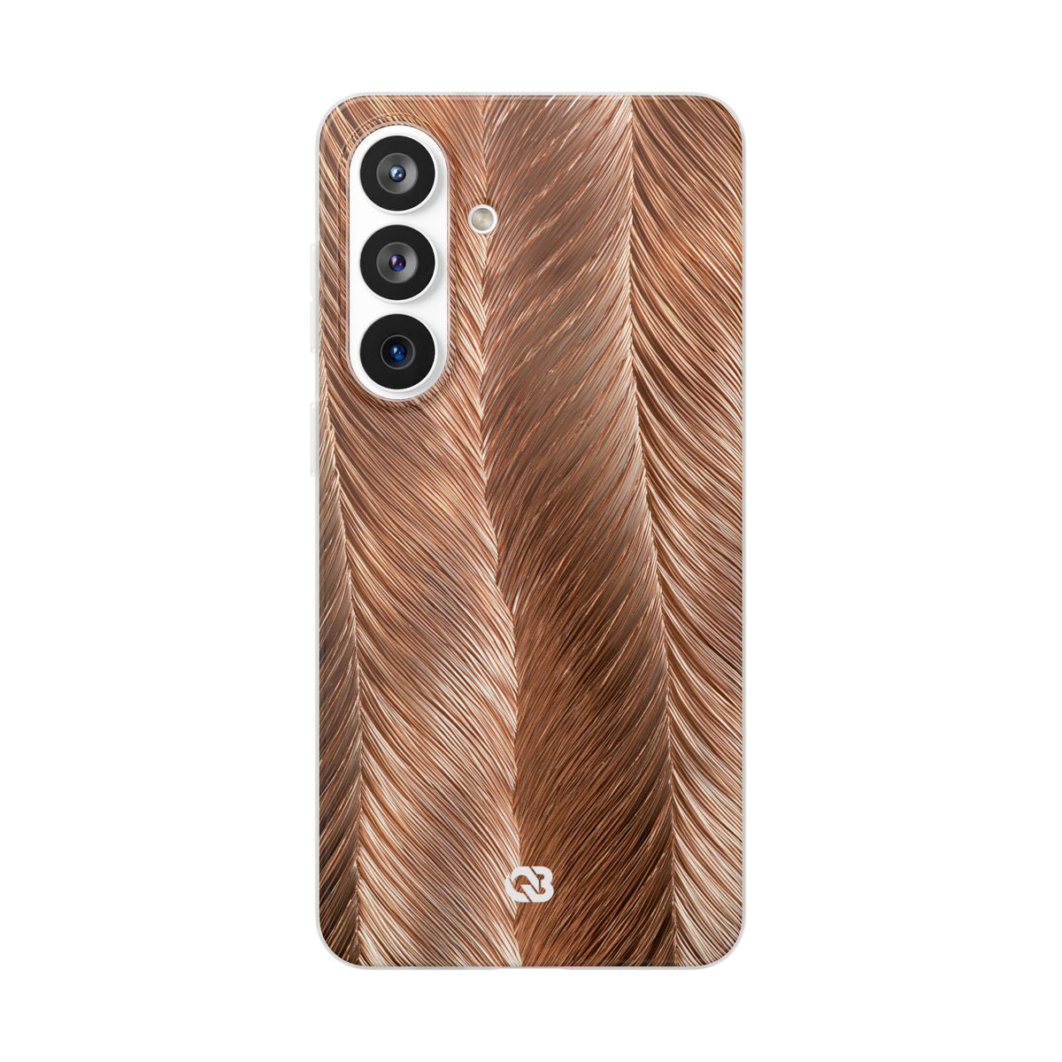 Rose Gold Weave · Lite Phone Case for Samsung · Brown