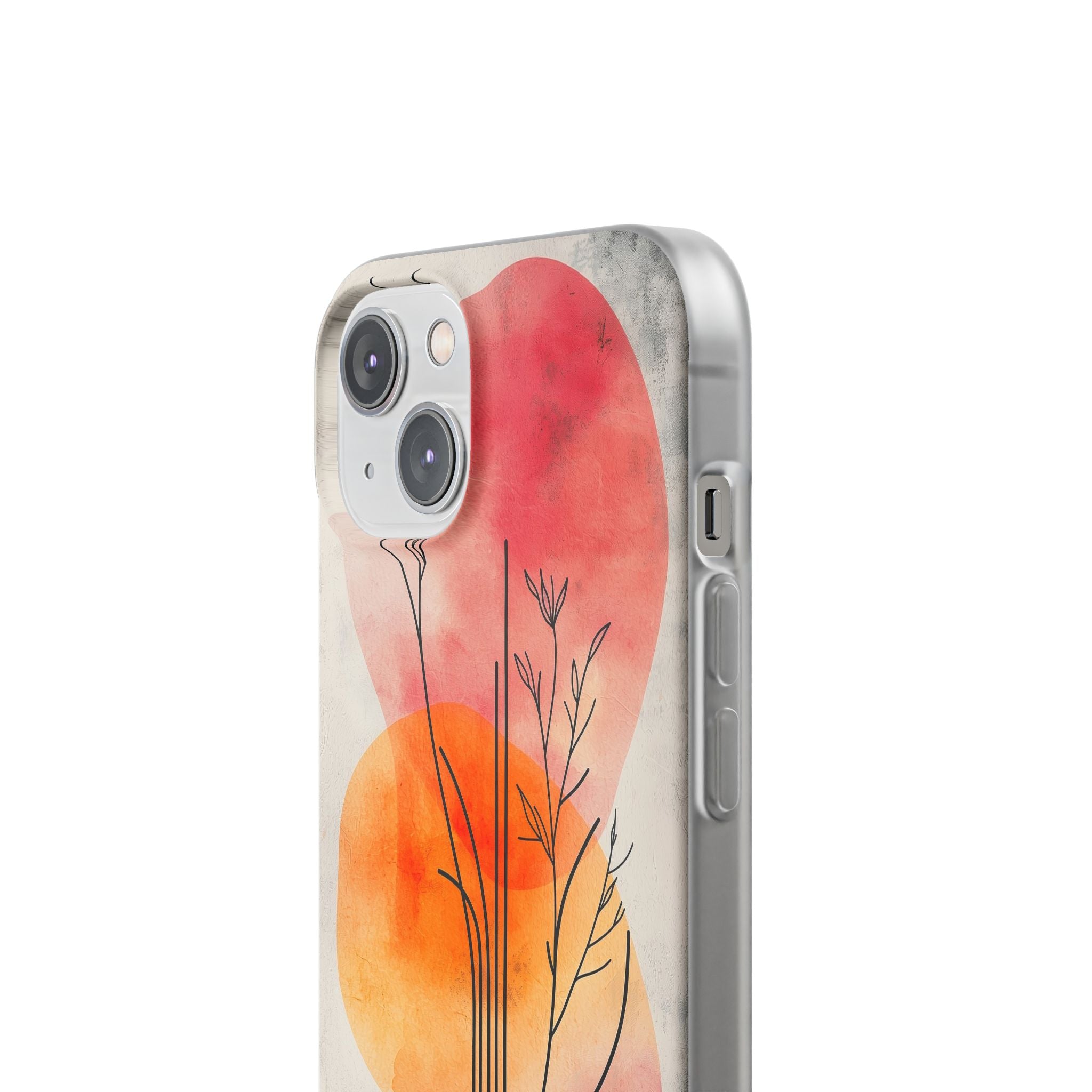 Crimson Bloom Lineage · Soft Phone Case for iPhone