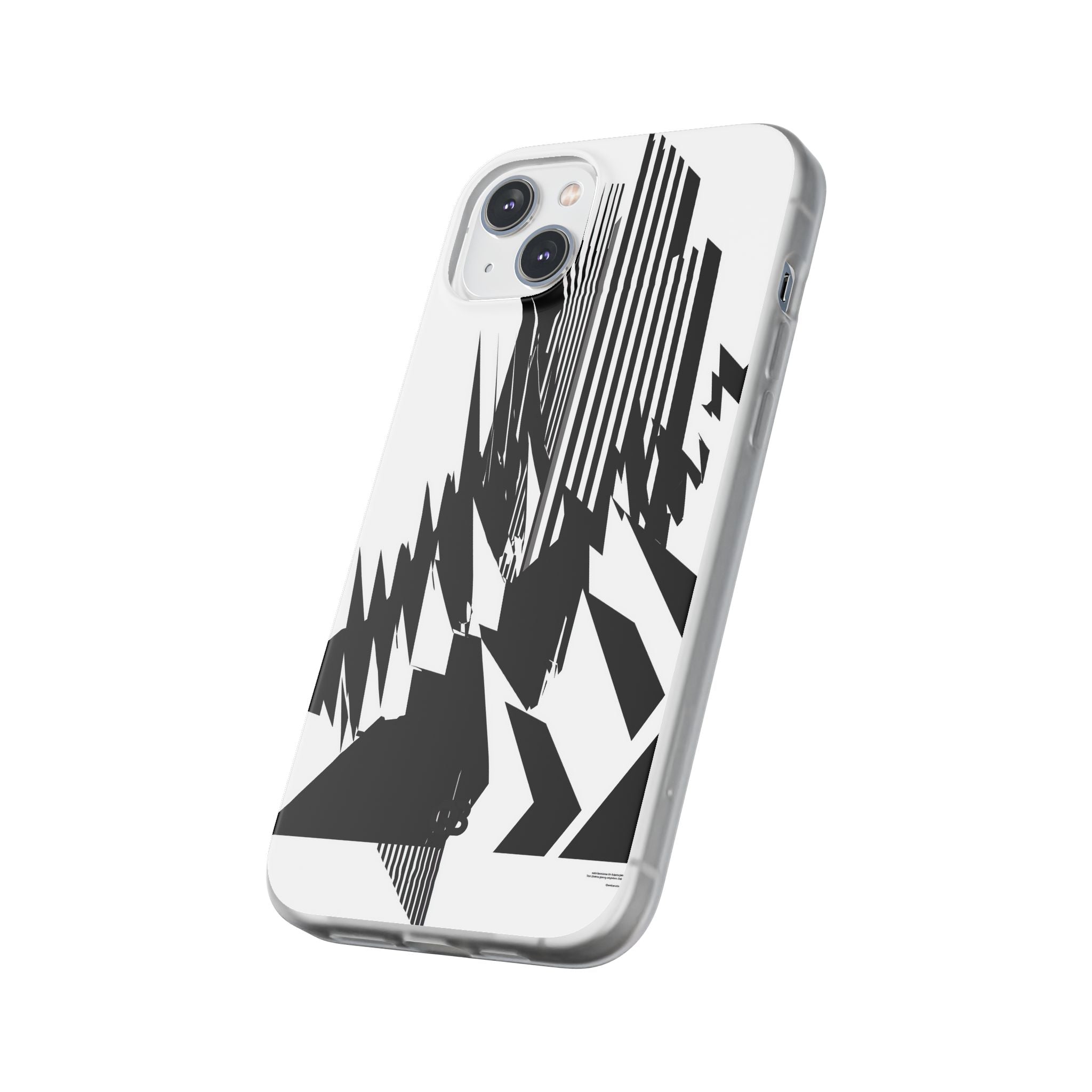 White Lite Phone Case for iPhone - Shattered Vector Spire